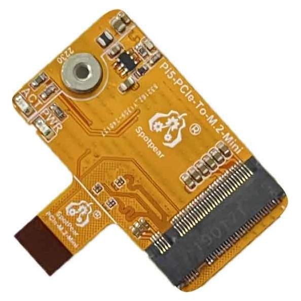 Placa HAT PCIe a M.2 NVMe SSD Spotpear para Raspberry Pi 5