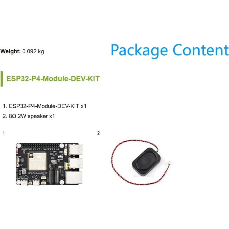 Placa de Desarrollo ESP32-P4-Module XYGStudy Wi-Fi 6 Bluetooth 5