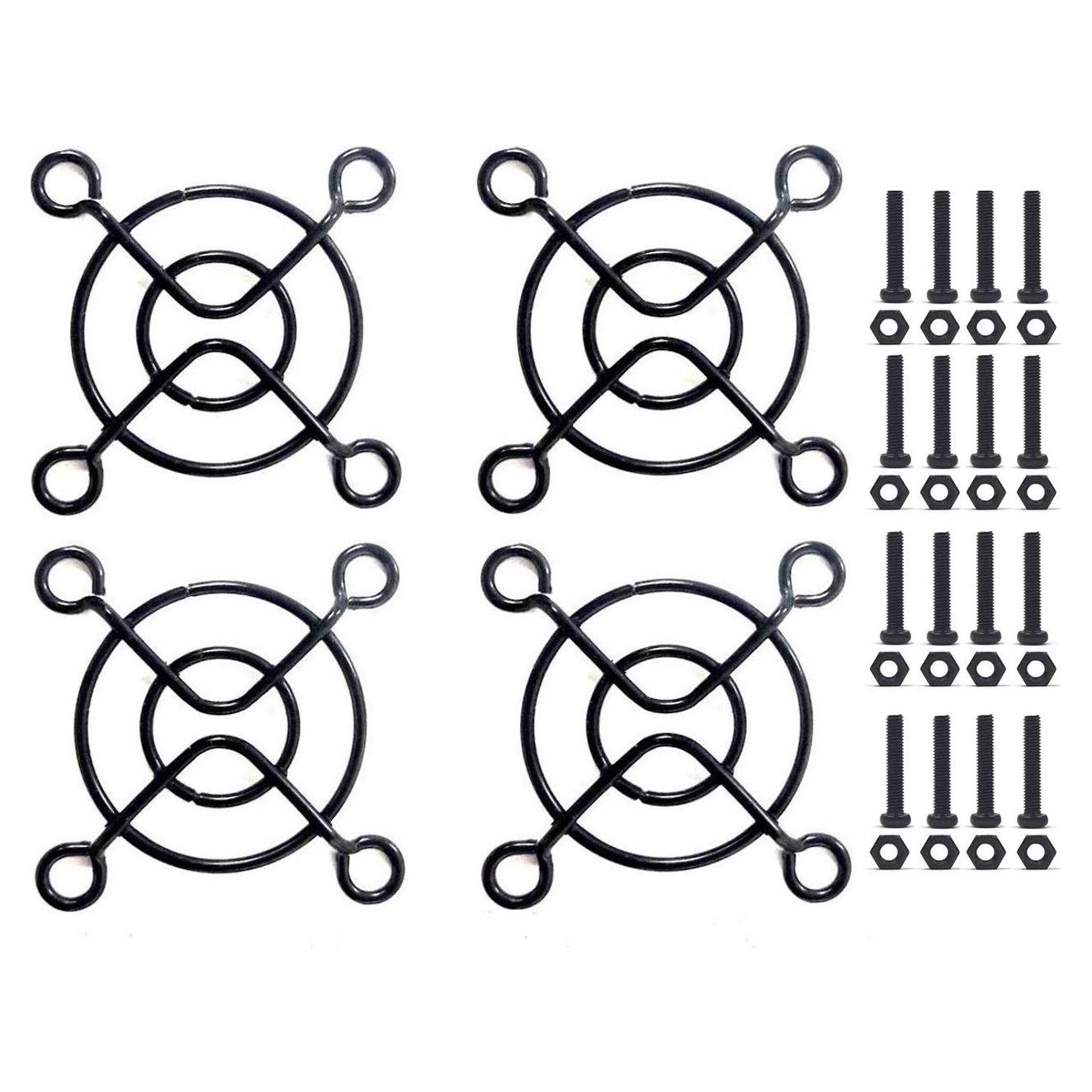 Rejillas de Ventilador Easycargo 30mm - Paquete de 4 con Tornillos