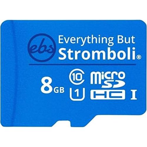 Tarjeta de Memoria MicroSD 8GB Todo Menos Stromboli x10 Clase 10