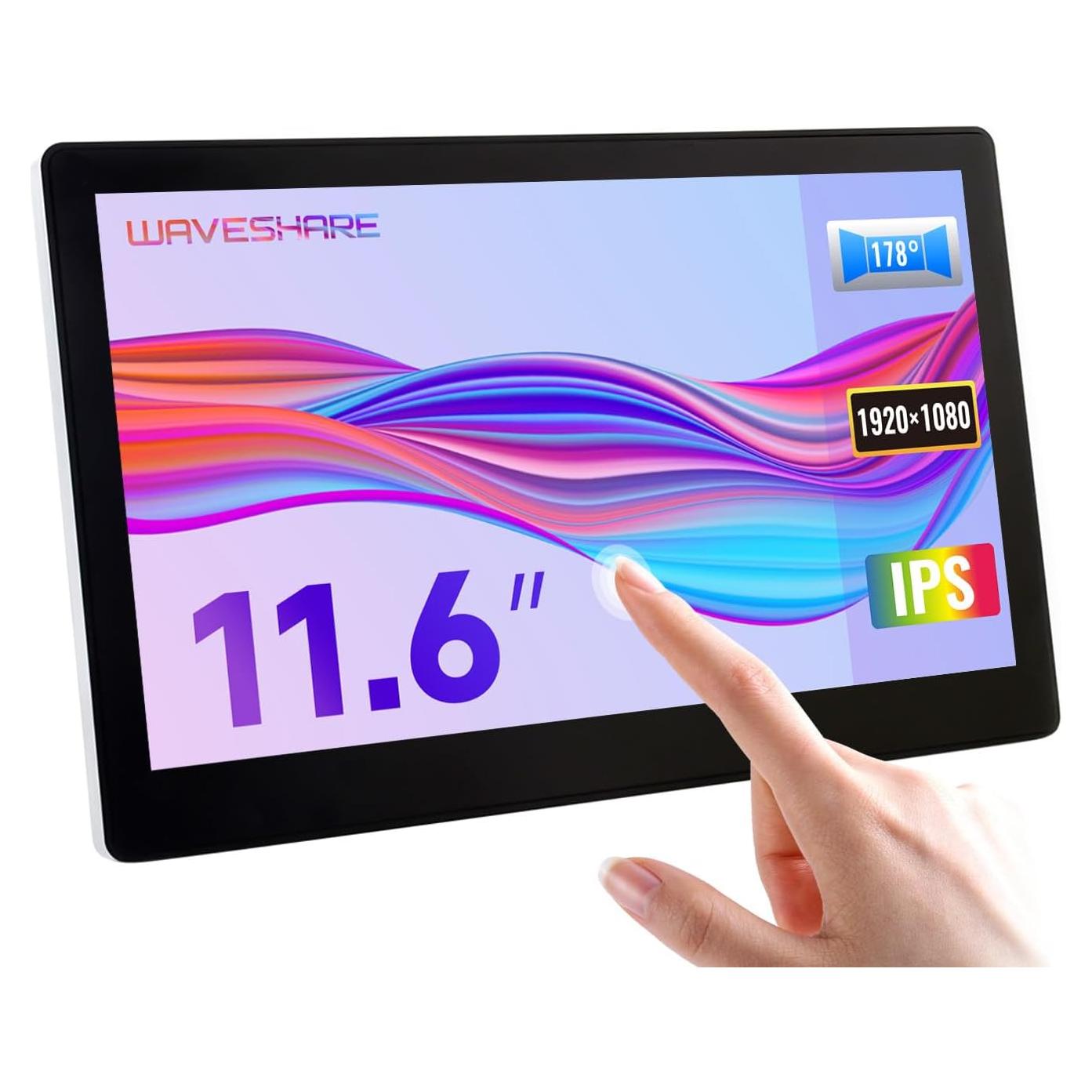 Pantalla Táctil Capacitiva LCD 11.6" Waveshare 1920x1080