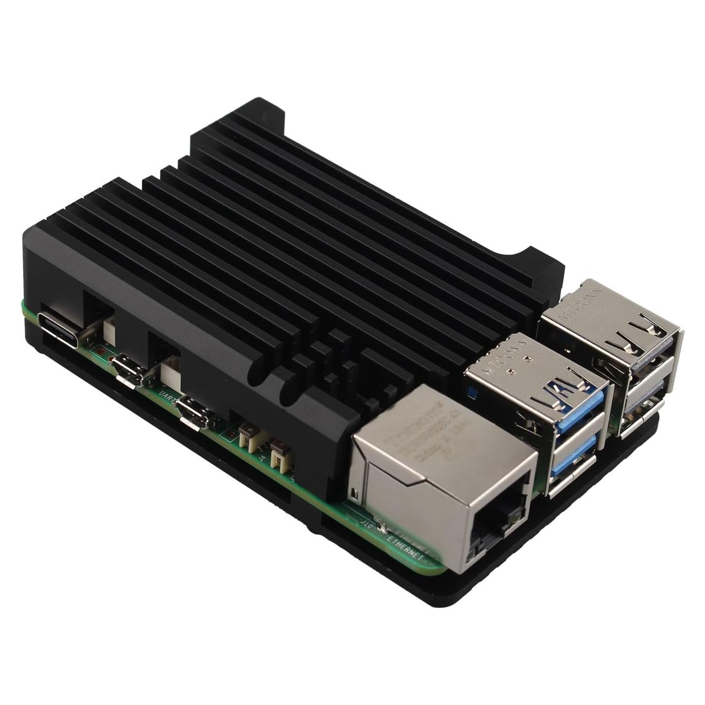 Funda de Aluminio ZDE ZP502 para Raspberry Pi 5 - Enfriamiento Pasivo