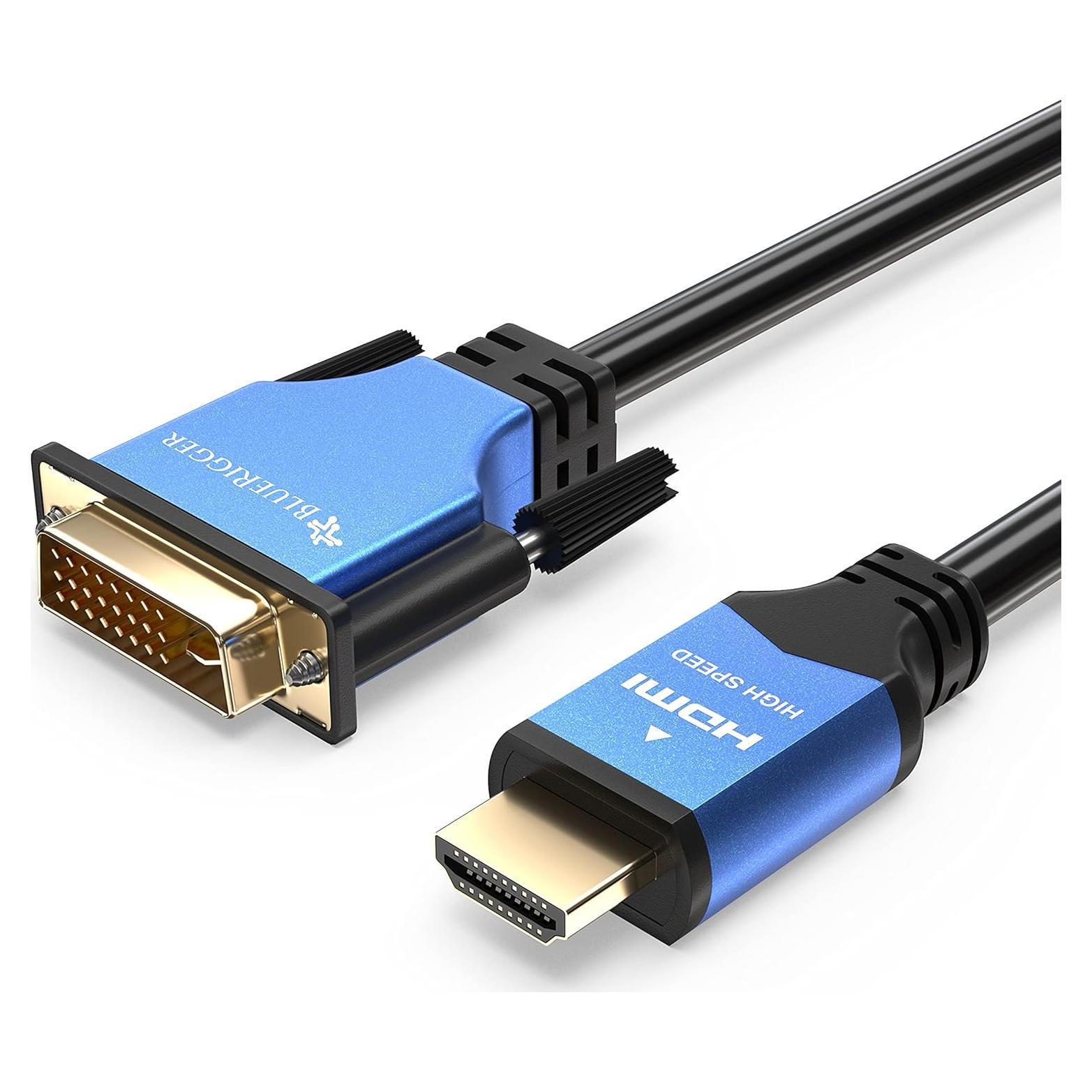 Cable HDMI a DVI BlueRigger 9.14m Alta Velocidad Macho a Macho