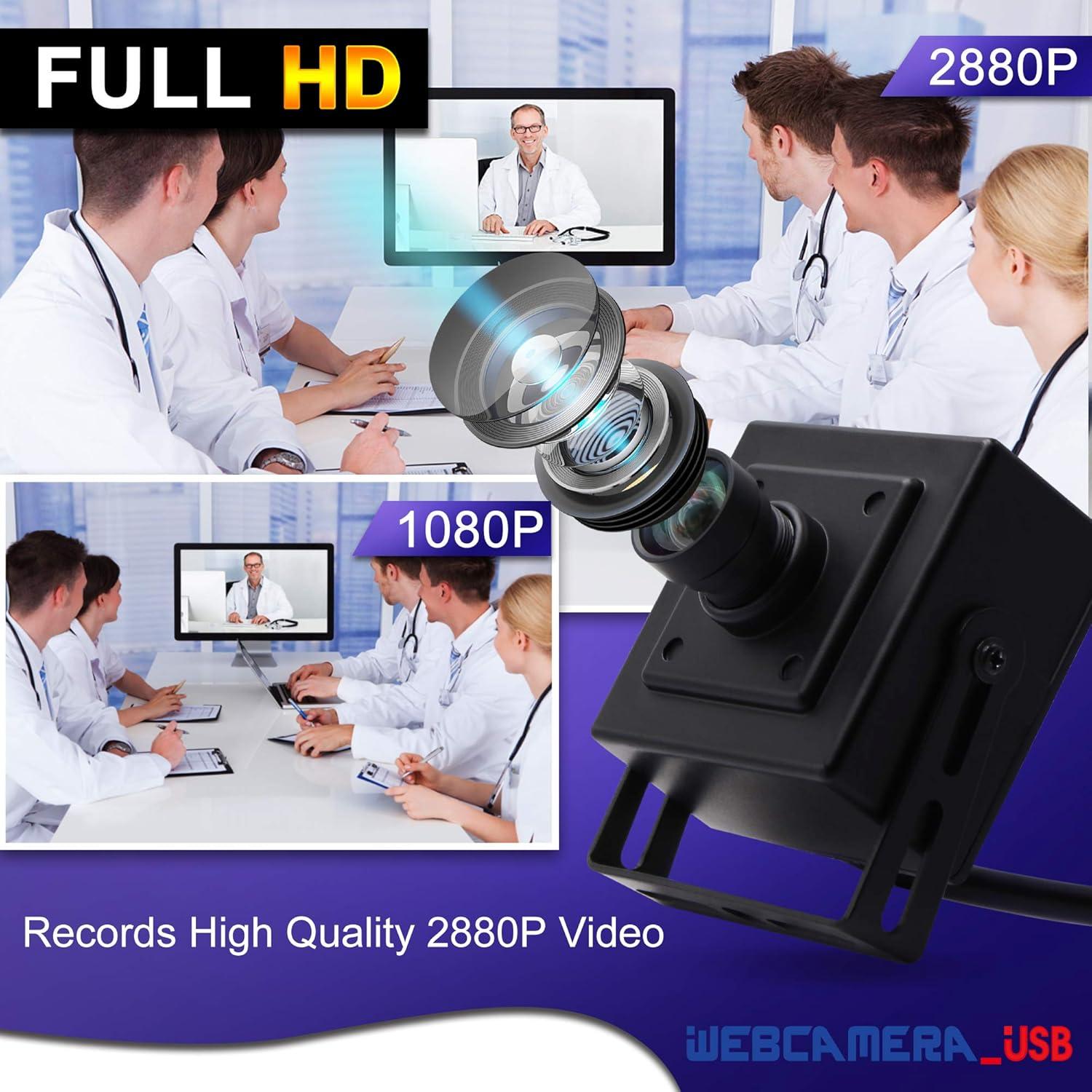 Cámara USB 13MP IEights Gran Angular 100 Grados Webcam