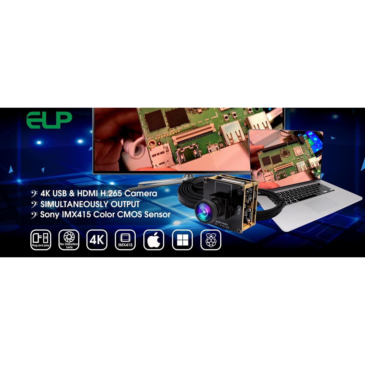 Cámara USB HDMI 4K IEights con Gran Angular y Zoom Digital