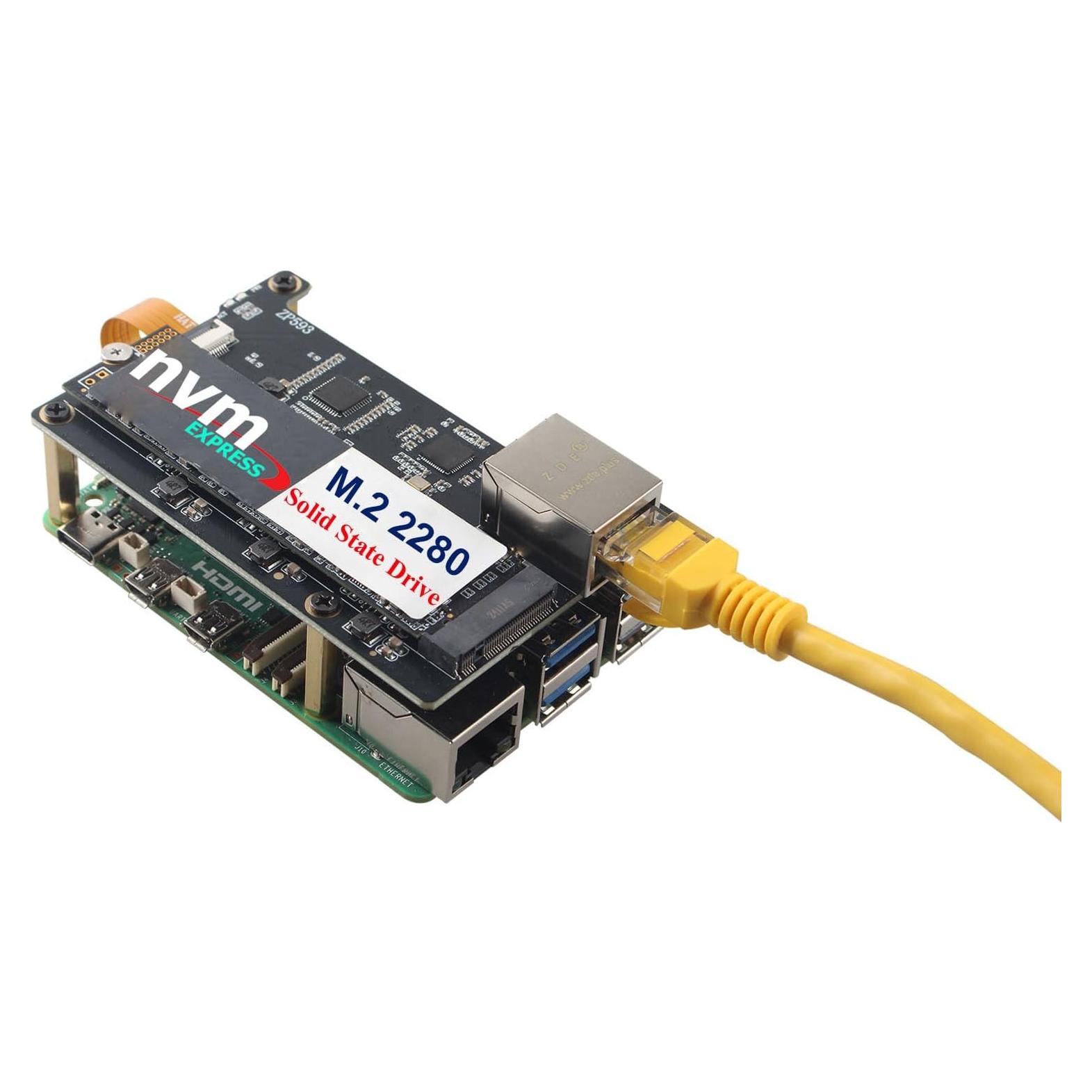 Adaptador ZDE ZP593 PCIe a Ethernet 2.5G para Raspberry Pi 5