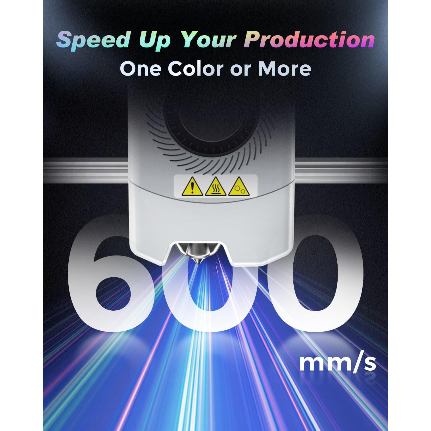 Impresora 3D Multicolor Flashforge AD5X, 220x220x220mm, Alta Velocidad