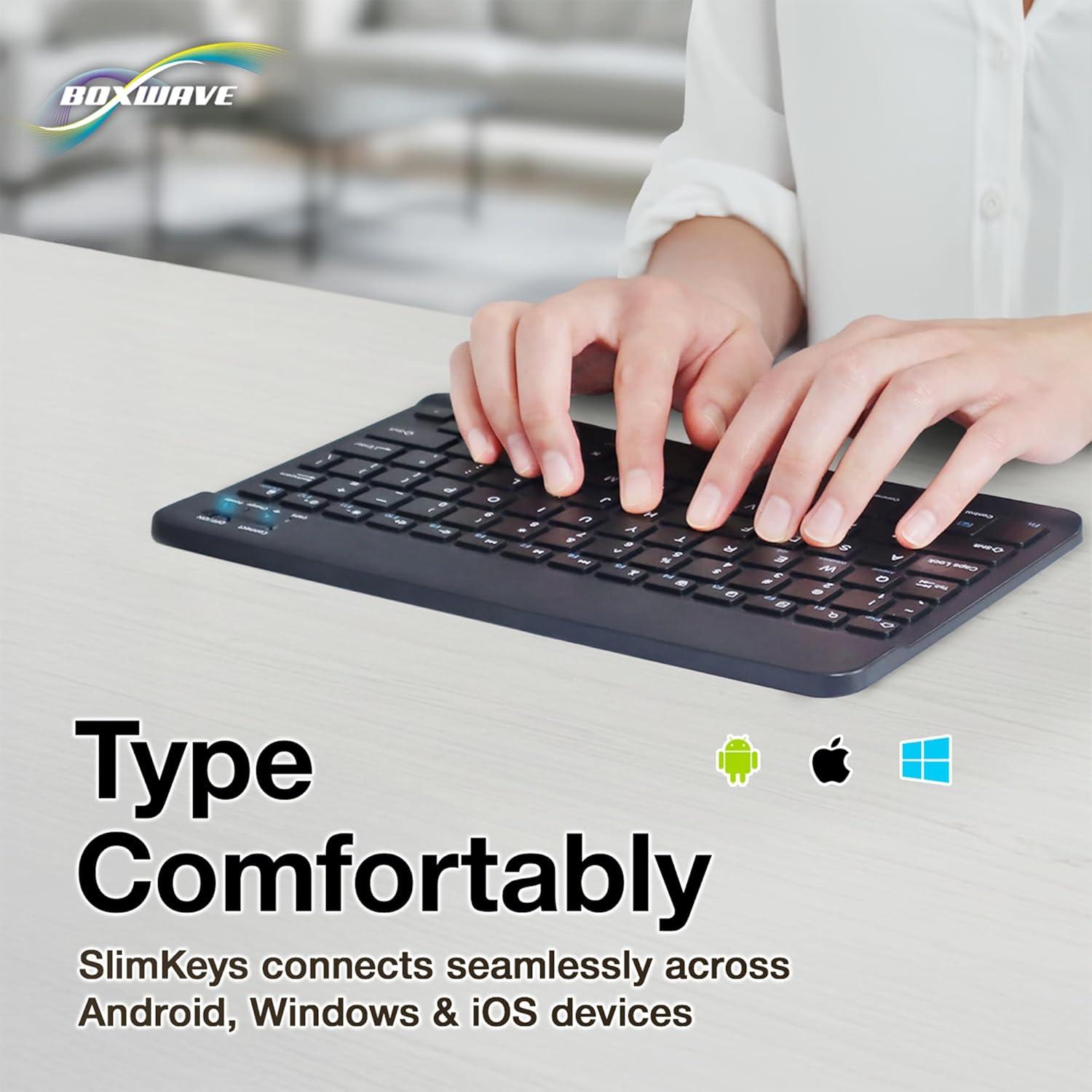 Teclado Bluetooth BoxWave SlimKeys para Microsoft Surface Duo