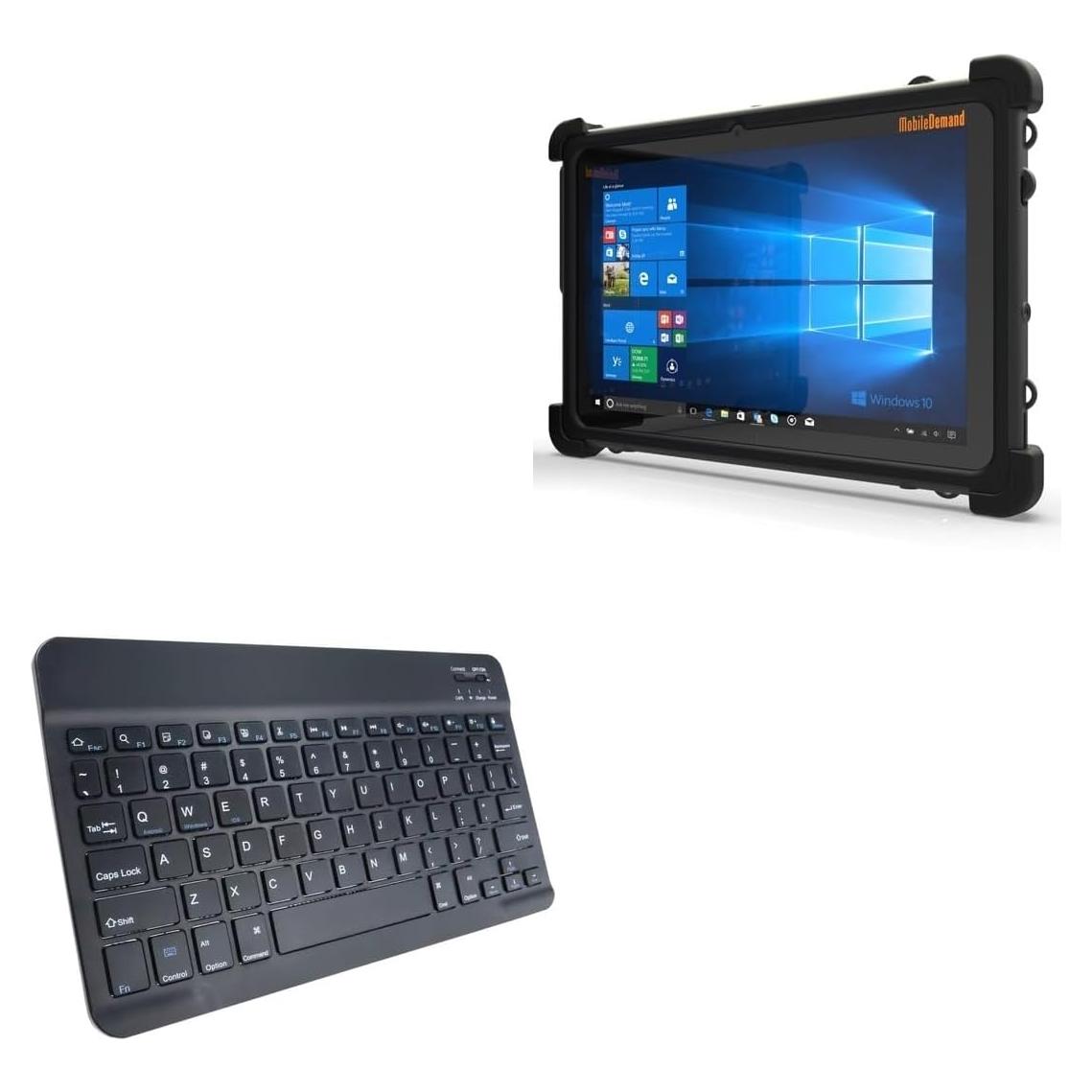 Teclado Bluetooth BoxWave SlimKeys para MobileDemand xTablet Flex 10B