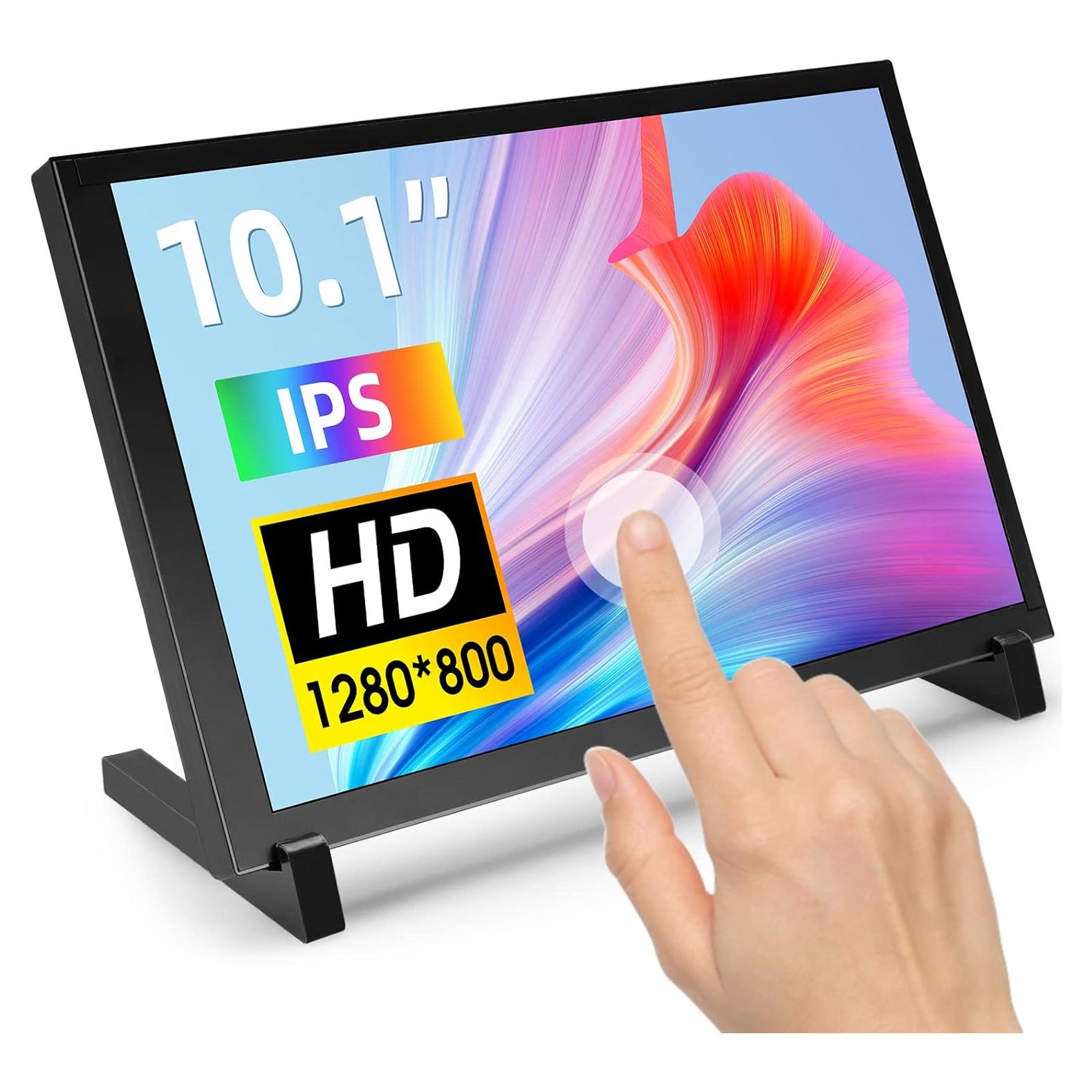 Monitor Táctil ELECROW 10.1" IPS 1280x800 HD Compatible Raspberry Pi