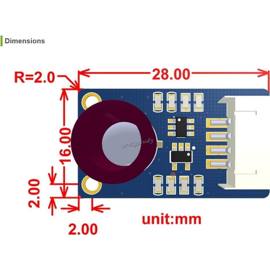 Cámara Térmica MLX90640-D55 32x24 píxeles I2C Raspberry Pi