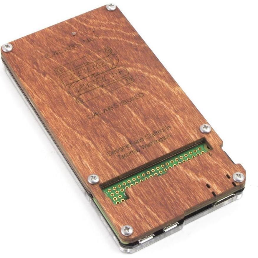 Caja Zebra Zero Plus C4Labs para Raspberry Pi Zero - Negro