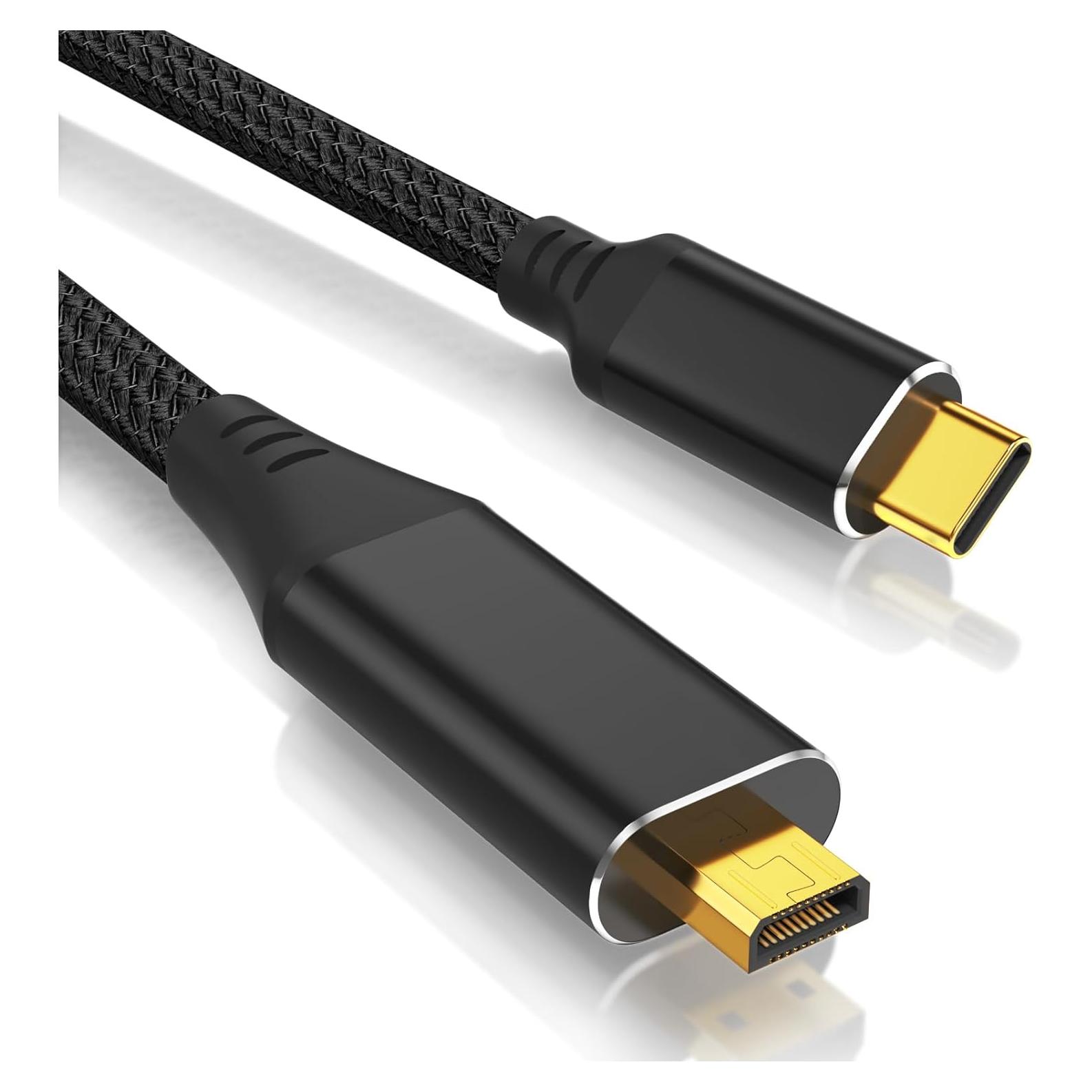 Cable Micro HDMI a USB C 1.83m KOMGILK 4K 60Hz 18Gbps