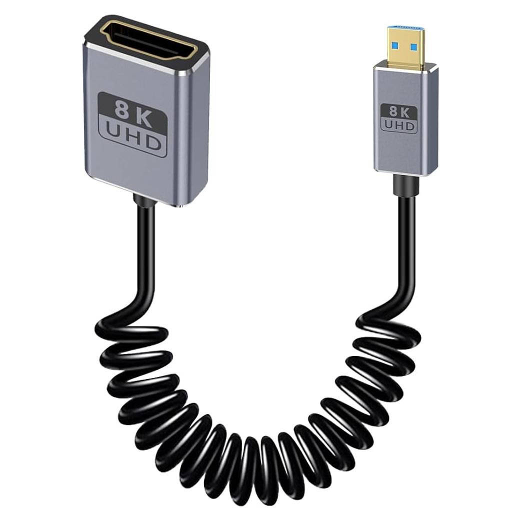 Cable HDMI a Micro HDMI Duttek 8K 0.30-0.46m 48Gbps