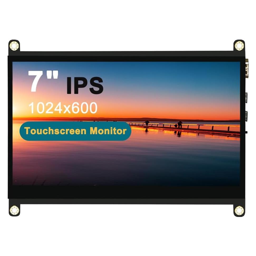 Pantalla Táctil 7" LESOWN LR7-ST IPS 1024x600 HDMI USB