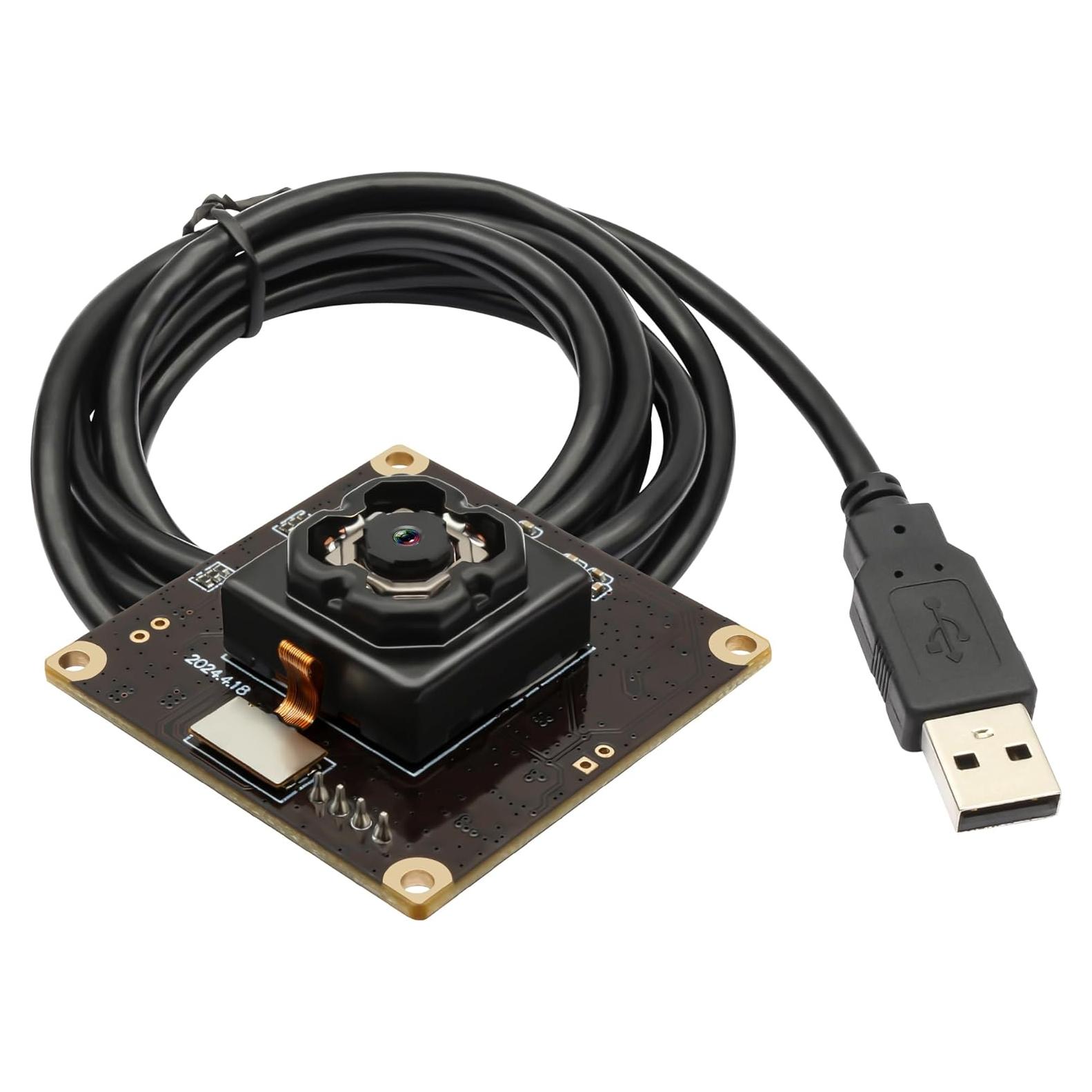 Cámara USB 4K IEights ELP-USB4KCAM05AF-V90, 11MP, Mini
