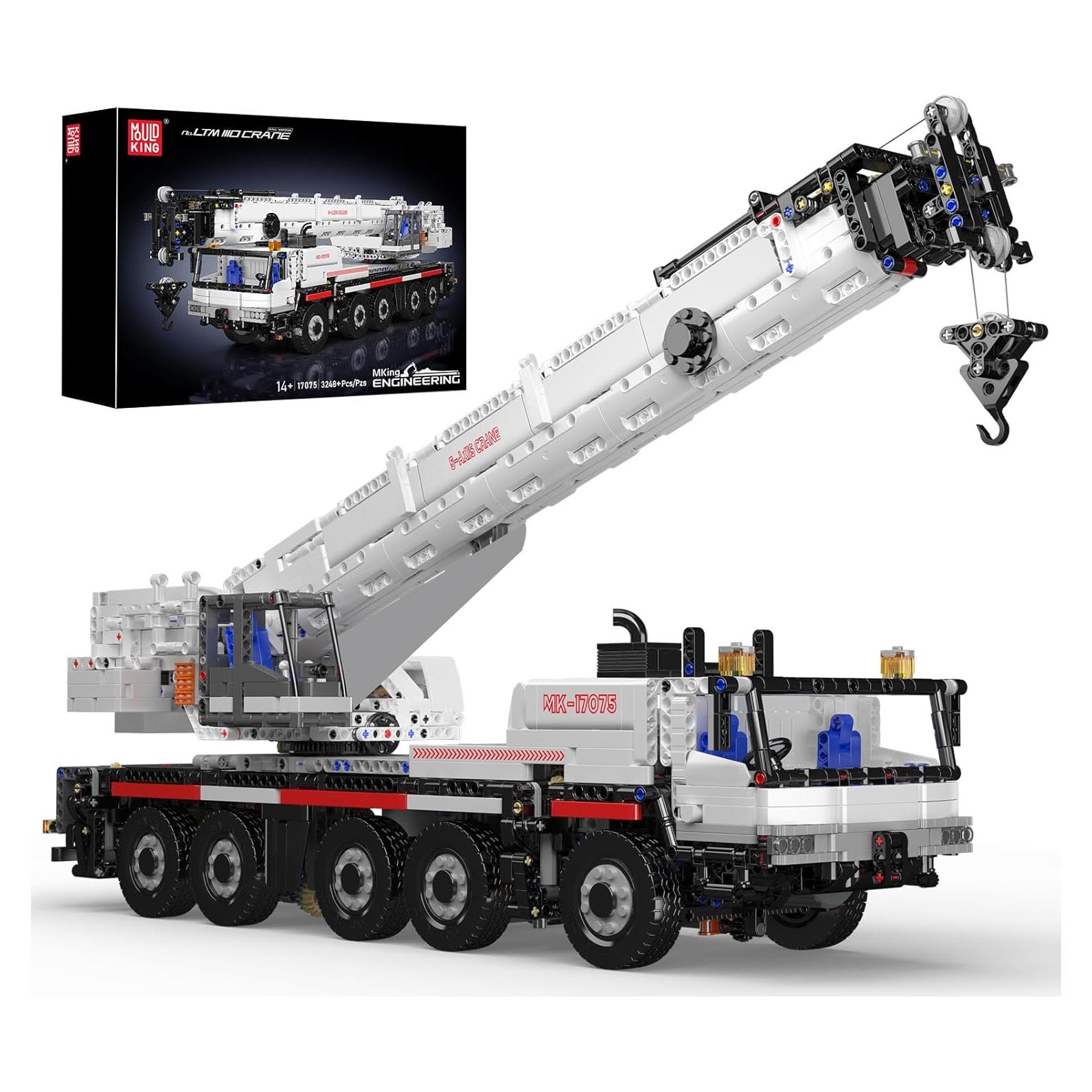 Grúa Mould King 17075 LTM 1110 Control Remoto 3248 Piezas