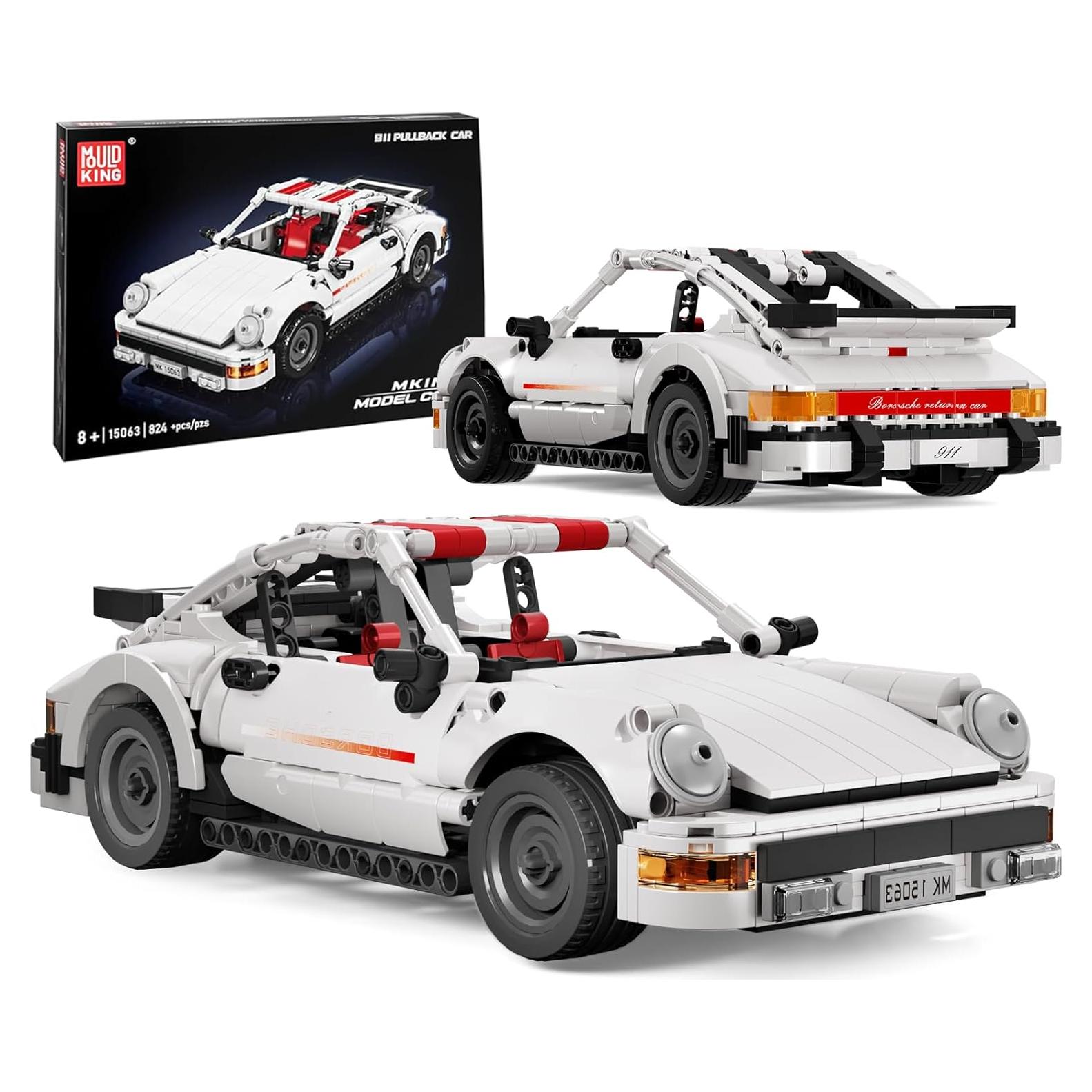 Mould King Coche de Carreras 911 Targa 824 Piezas