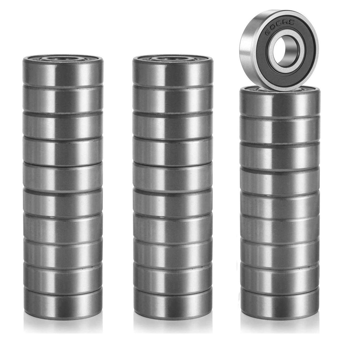 Rodamientos Donepart 30 Pcs 608-2RS ABEC3 8mmx22mm para Patinetas