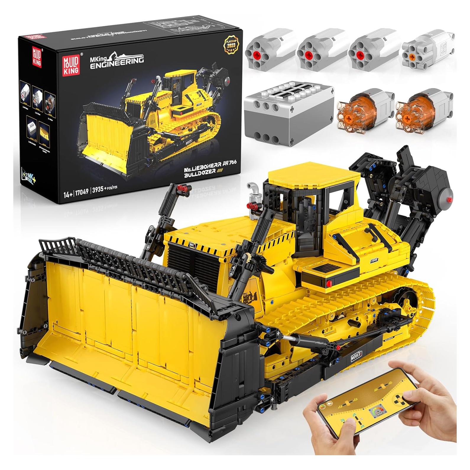 Bloques de Construcción Bulldozer Mould King 17049, 3935 Piezas