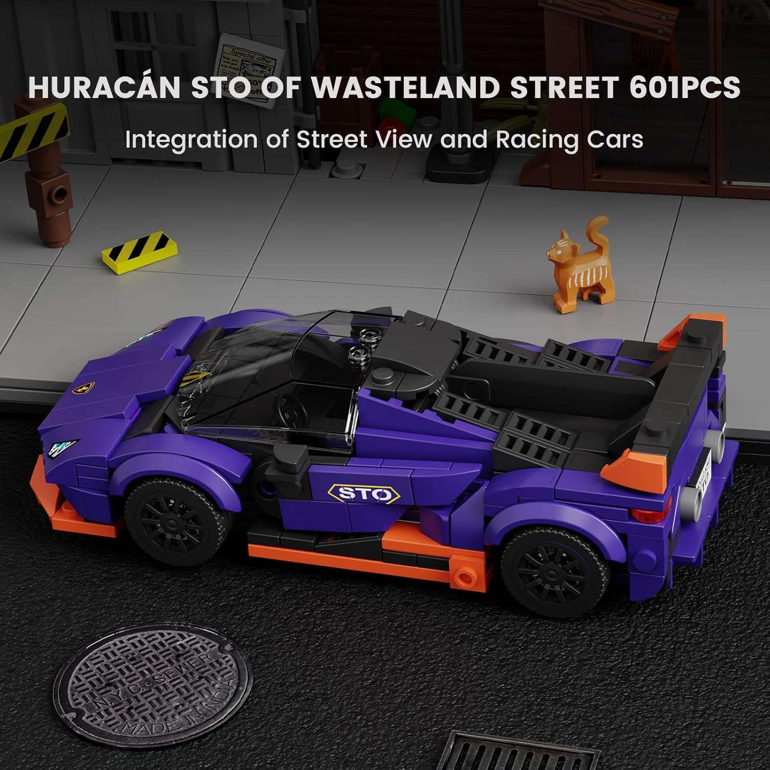 Set de Construcción Mould King 24063 Carro STO y Ciudad 610 PCS