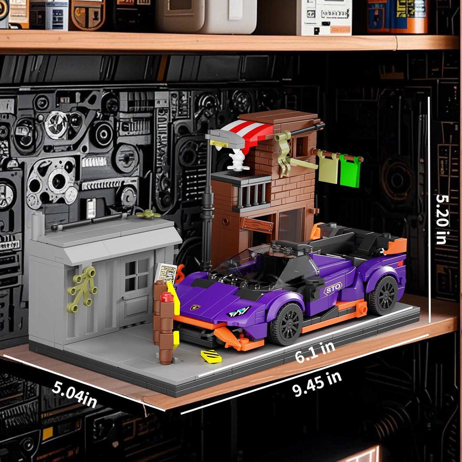 Set de Construcción Mould King 24063 Carro STO y Ciudad 610 PCS