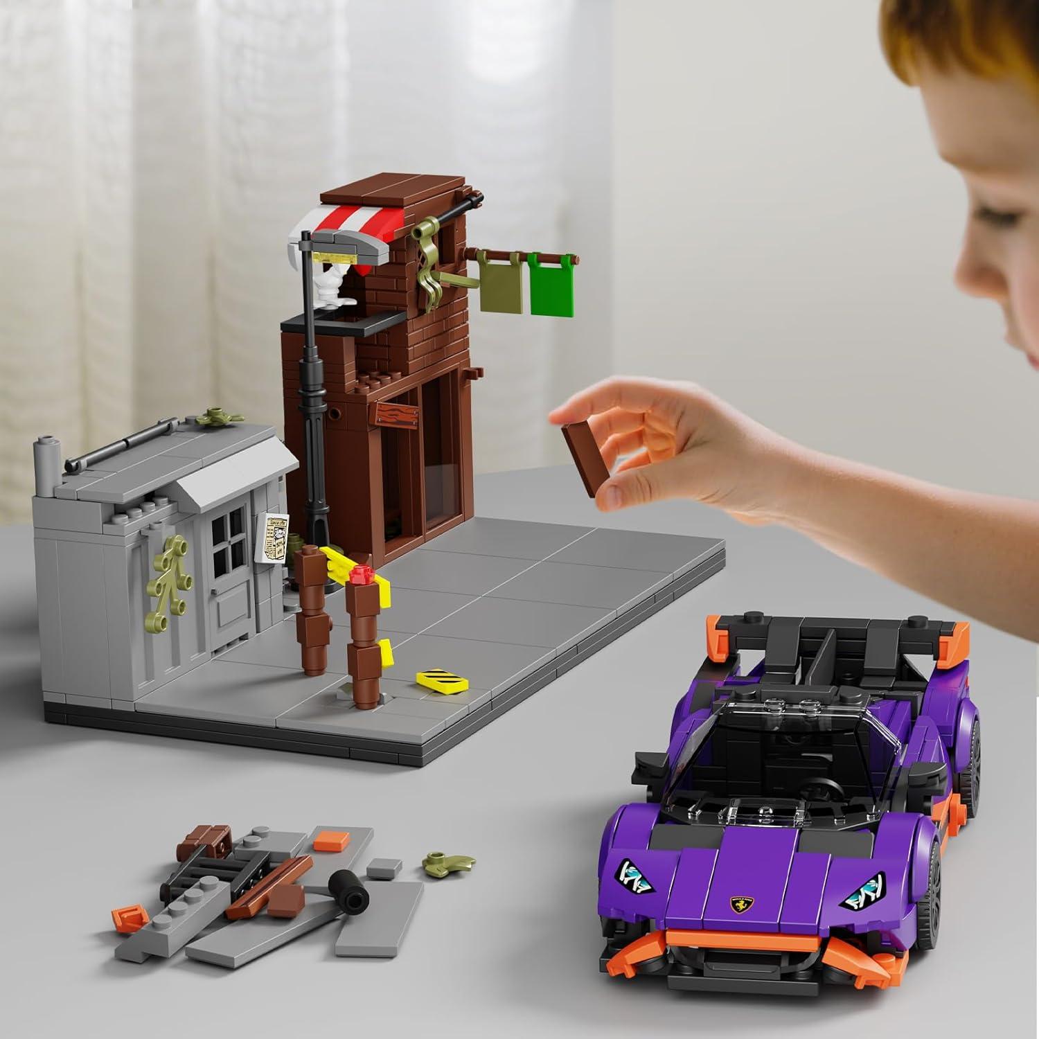 Set de Construcción Mould King 24063 Carro STO y Ciudad 610 PCS