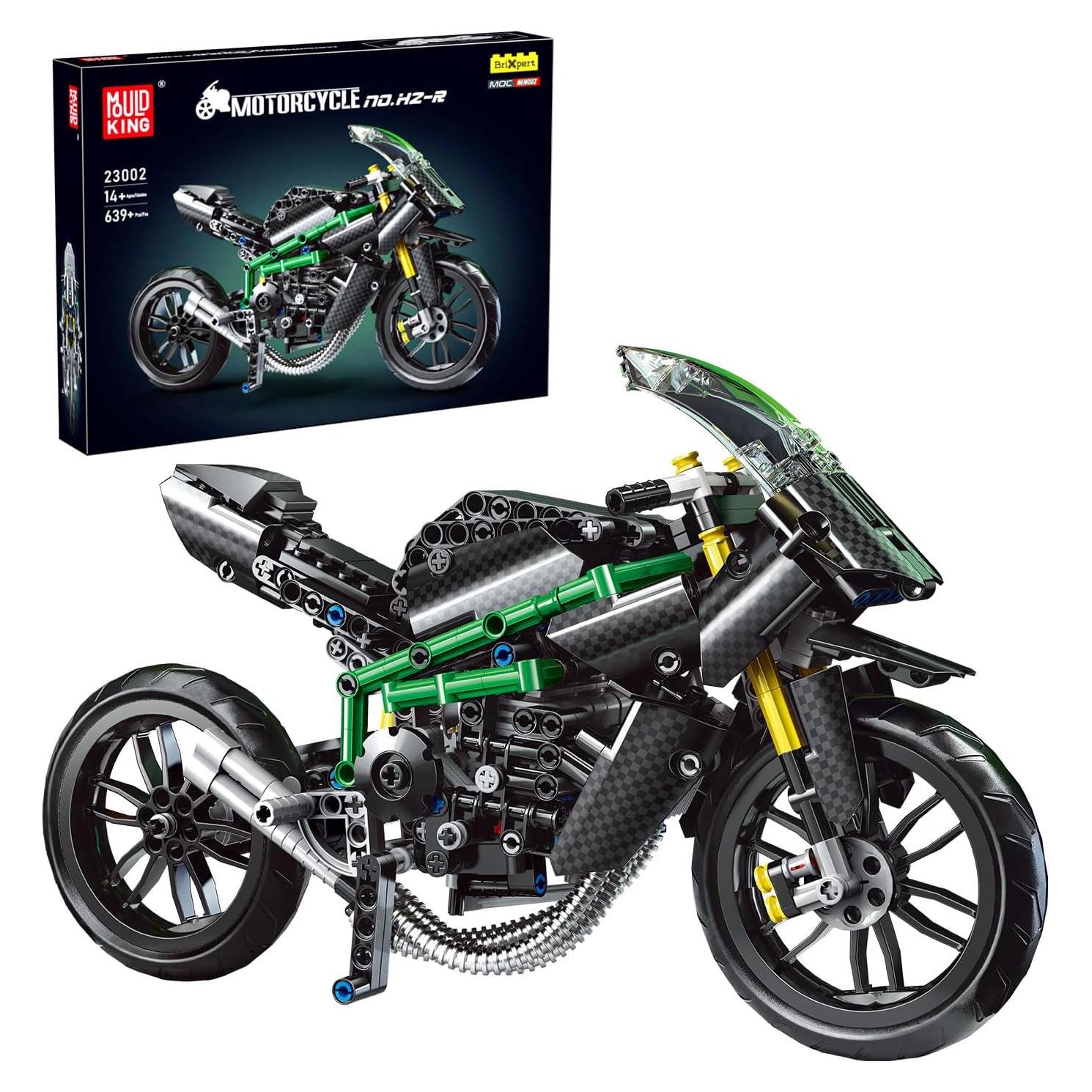 Mould King 23002 Kit de Construcción Motocicleta 639 Piezas