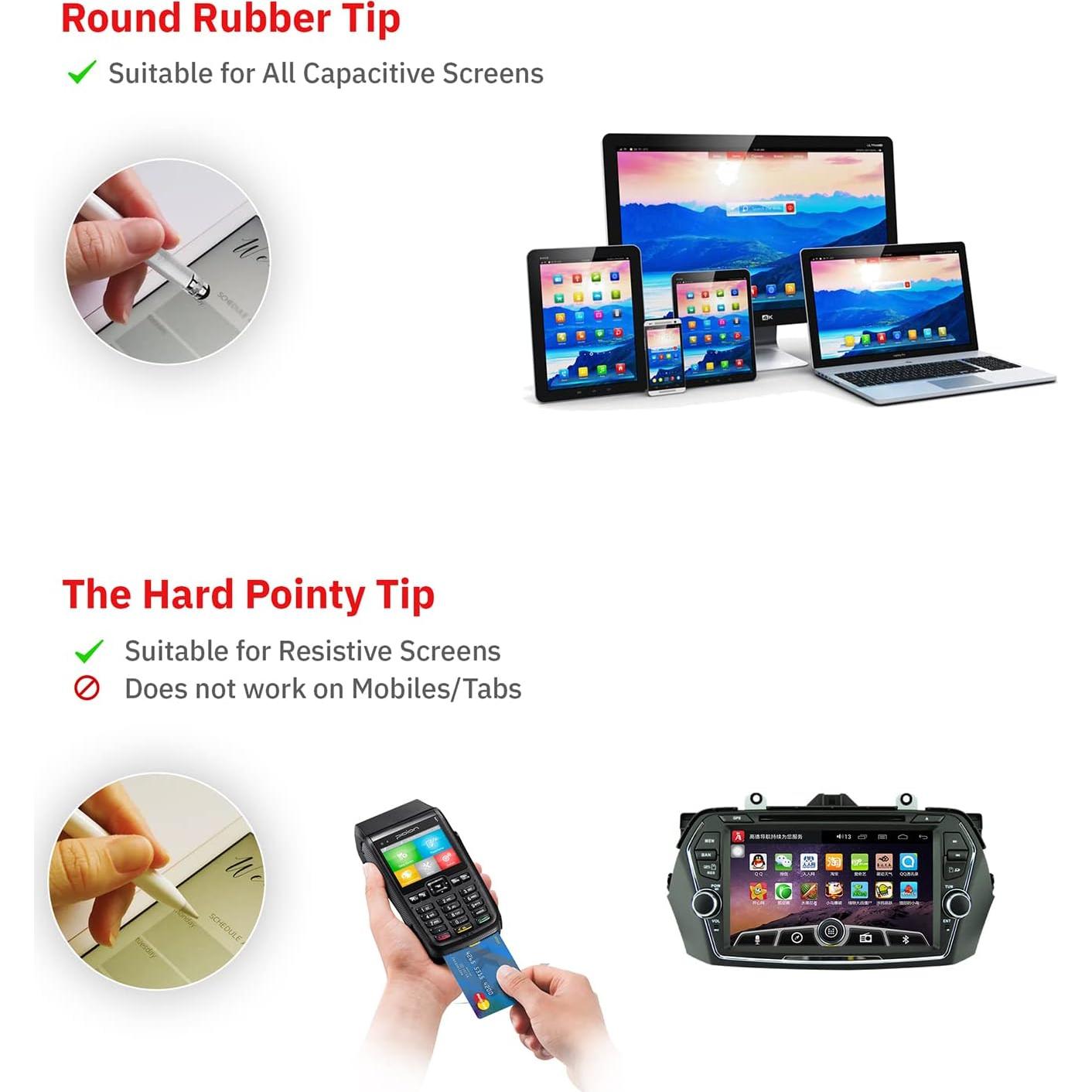 Estilógrafo 2 en 1 Tek Styz para Pantallas Táctiles - 15 Paquete