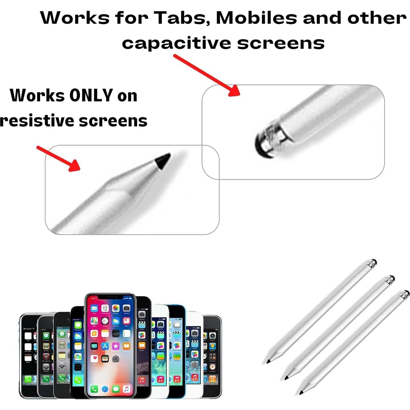 Estilógrafo 2 en 1 Tek Styz para Pantallas Táctiles - Plata