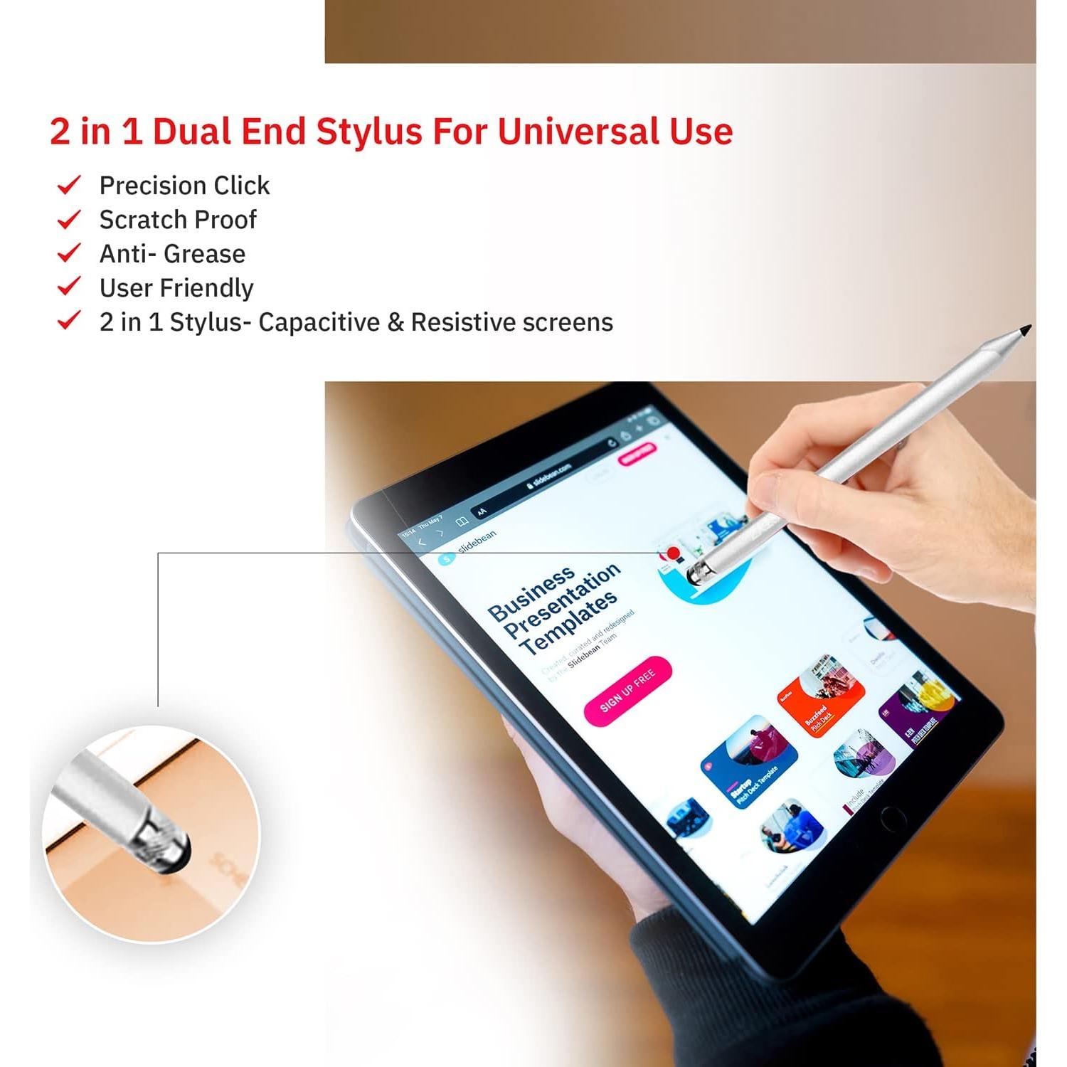 Estilógrafo 2 en 1 Tek Styz para Pantallas Táctiles - Plata