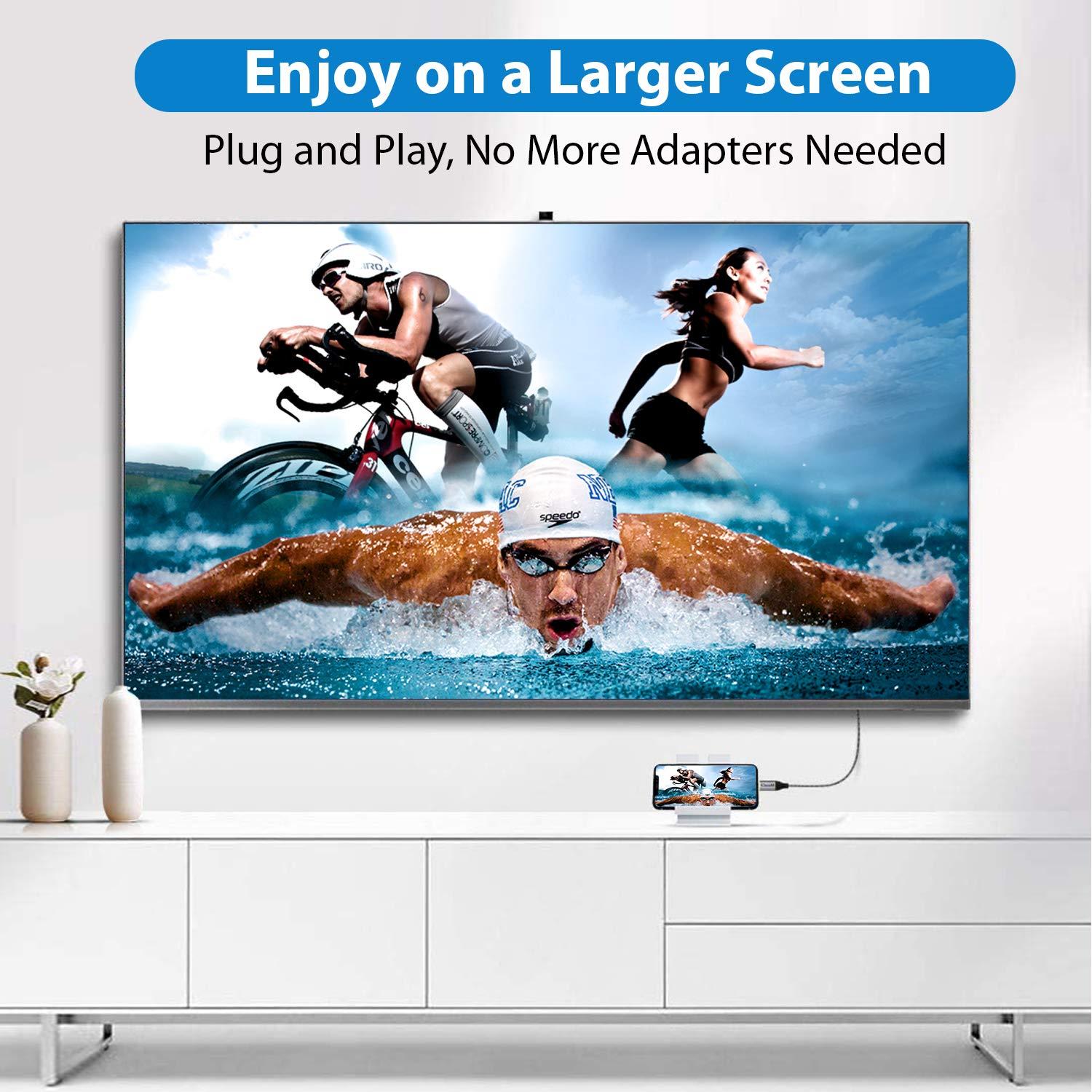 Adaptador USB-C a DisplayPort 8K Tek Styz 1.83m 60Hz