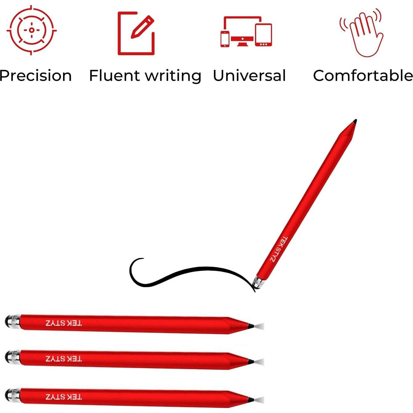 Estilógrafo 2 en 1 Tek Styz para Pantallas Táctiles - 15 Unidades