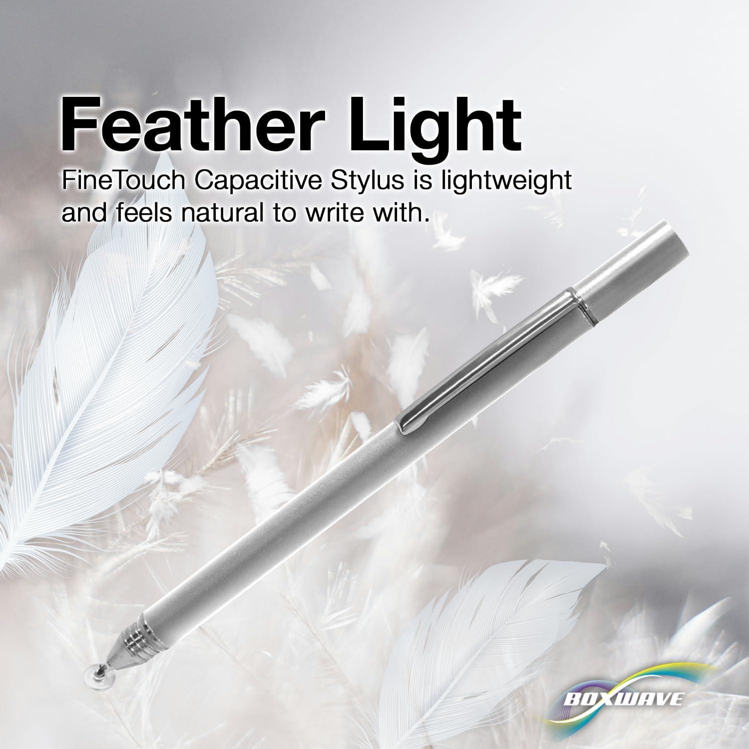 Bolígrafo Stylus BoxWave FineTouch 17.78 cm Plata Metálica