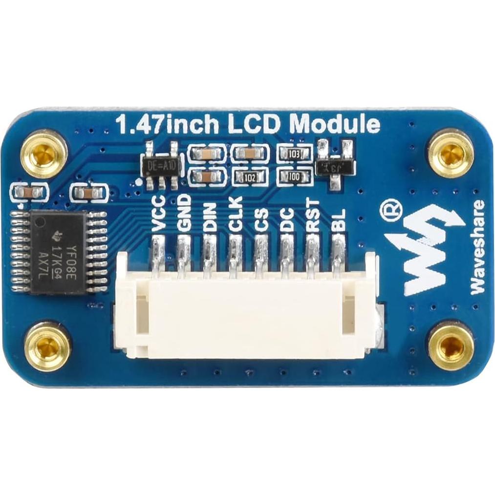 Módulo LCD 1.47" Waveshare para Raspberry Pi 172x320 SPI