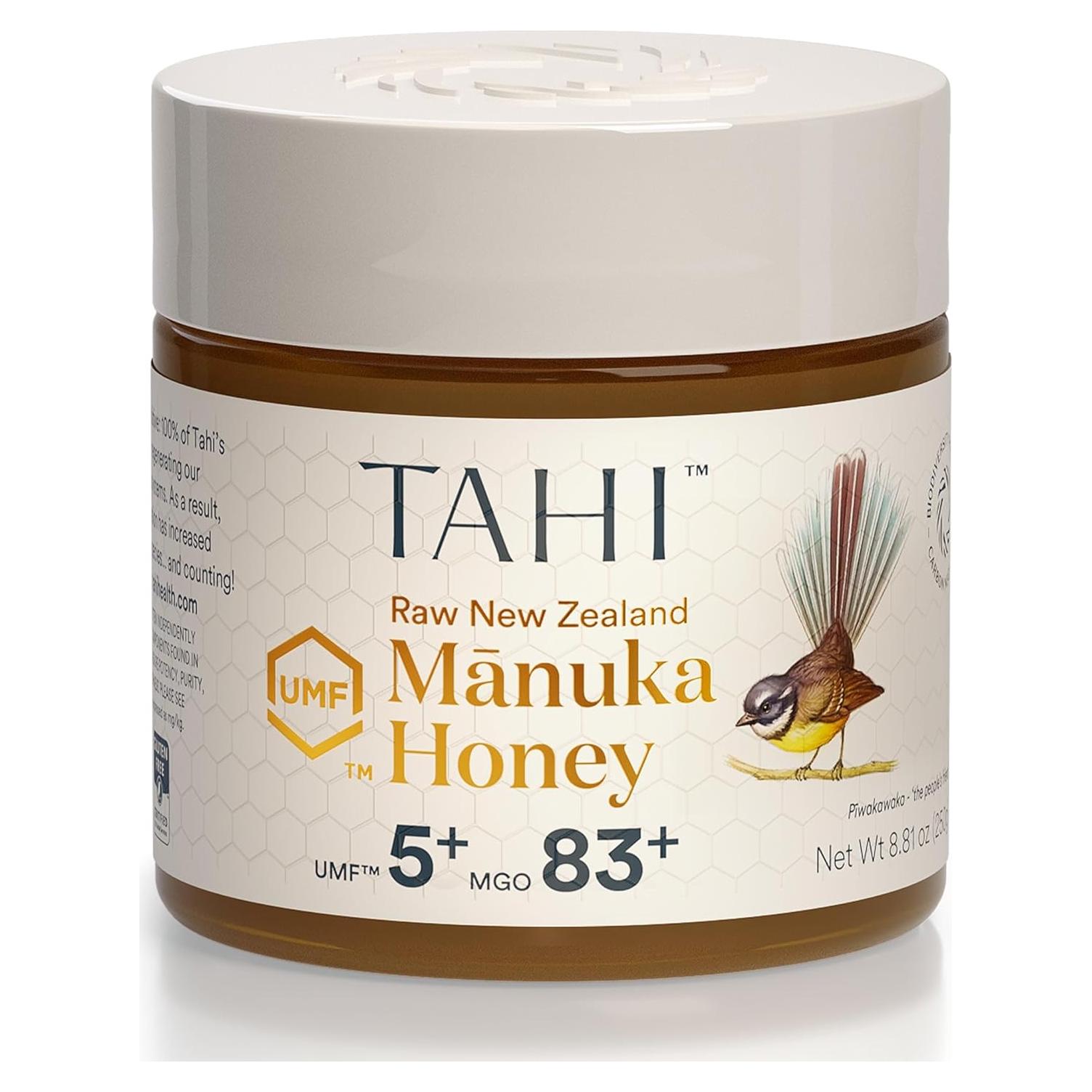 Miel Cruda Manuka Tahi UMF 5+ (MGO 83+) 250g - Natural y Sostenible