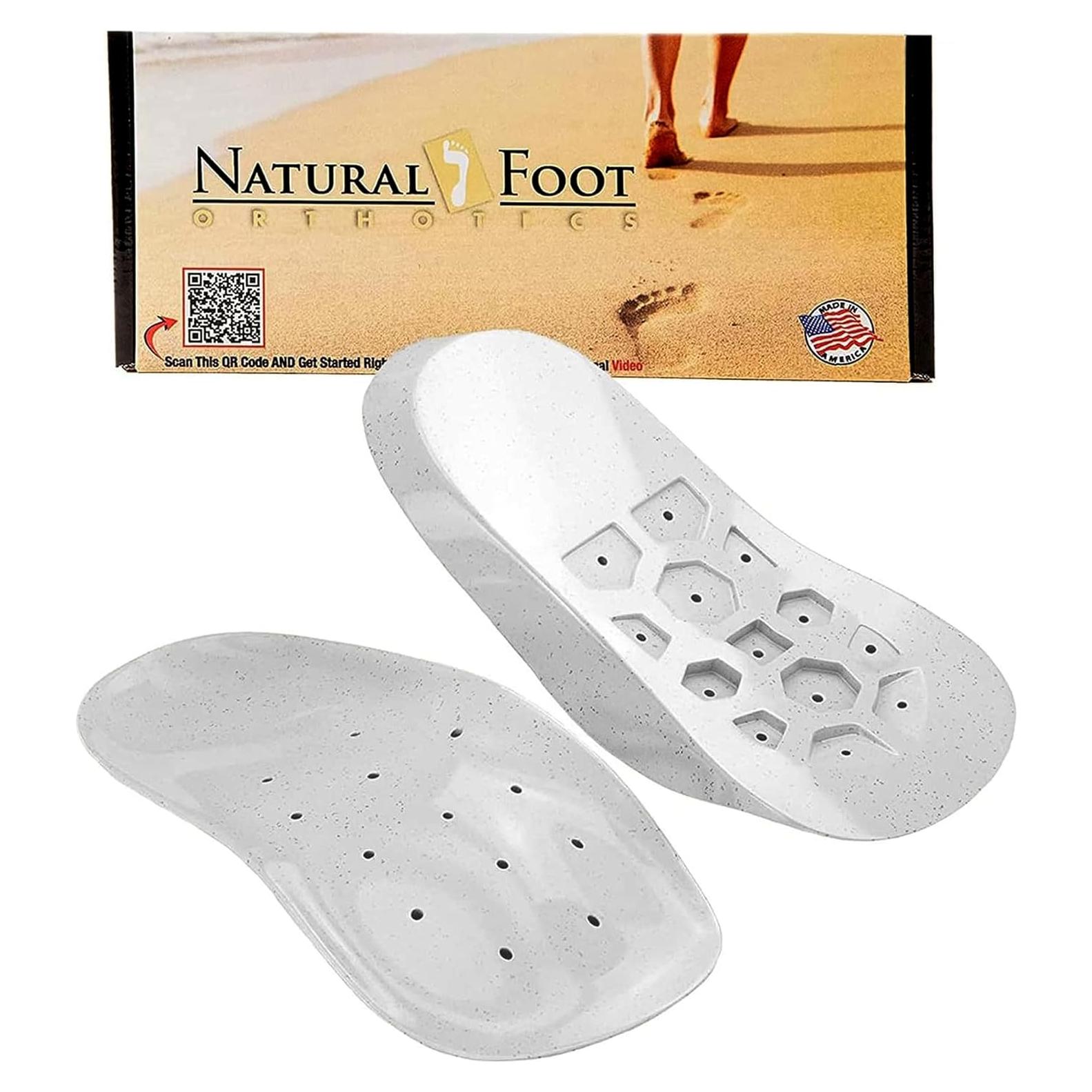 Plantillas Ortopédicas Estabilizadoras Natural Foot 3/4 - Alivio Fascitis Plantar