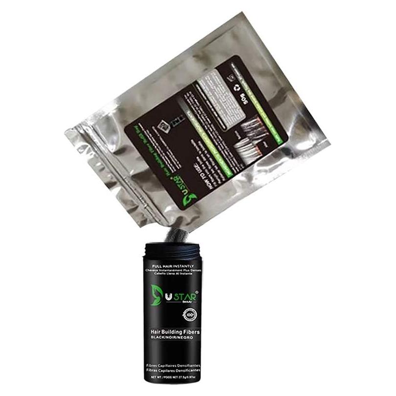 Bolsa de Recarga de Fibras para Cabello USTAR 50g Castaño Claro