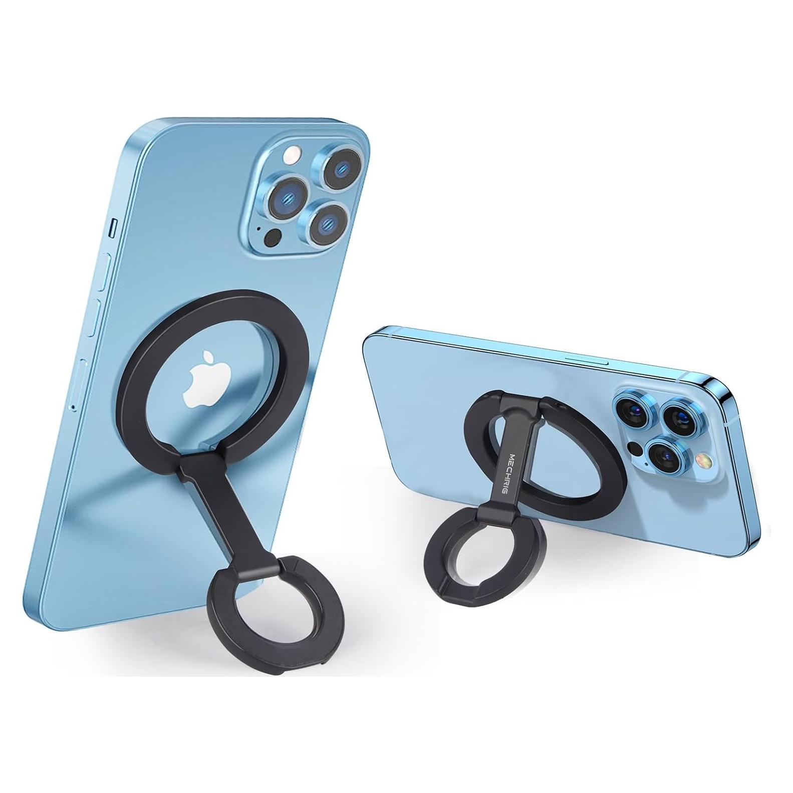 Soporte Magnético Plegable para Teléfono Móvil Mechrig Negro