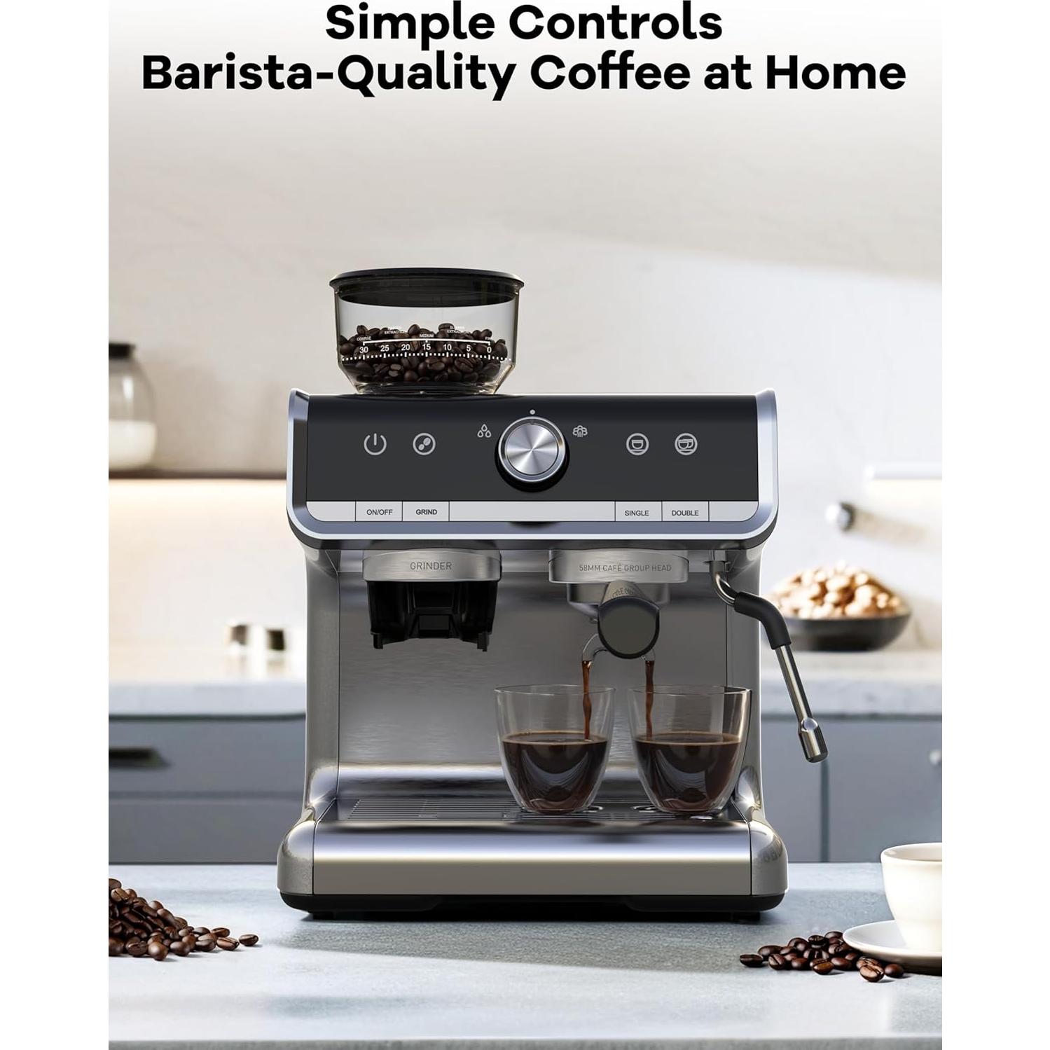 Máquina de Espresso Takywep SX-CB-KFJ 20 Bar 2.8L Semiautomática