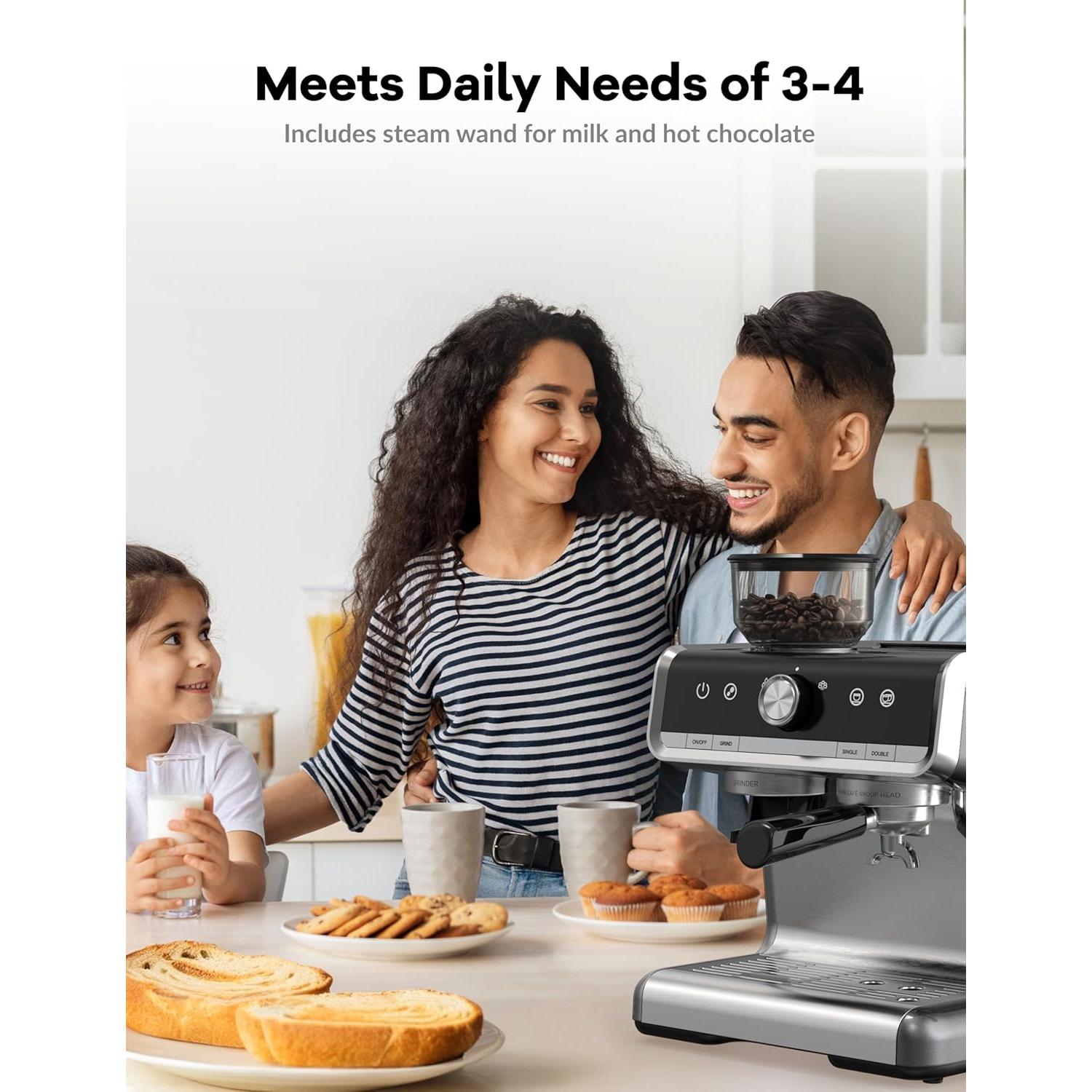 Máquina de Espresso Takywep SX-CB-KFJ 20 Bar 2.8L Semiautomática