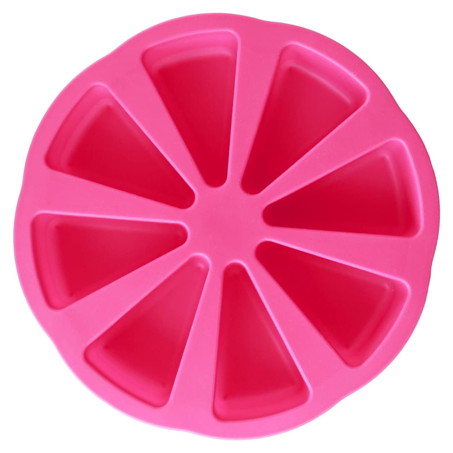 Molde de Silicona para Hornear Scones 8 Cavidades Rosa