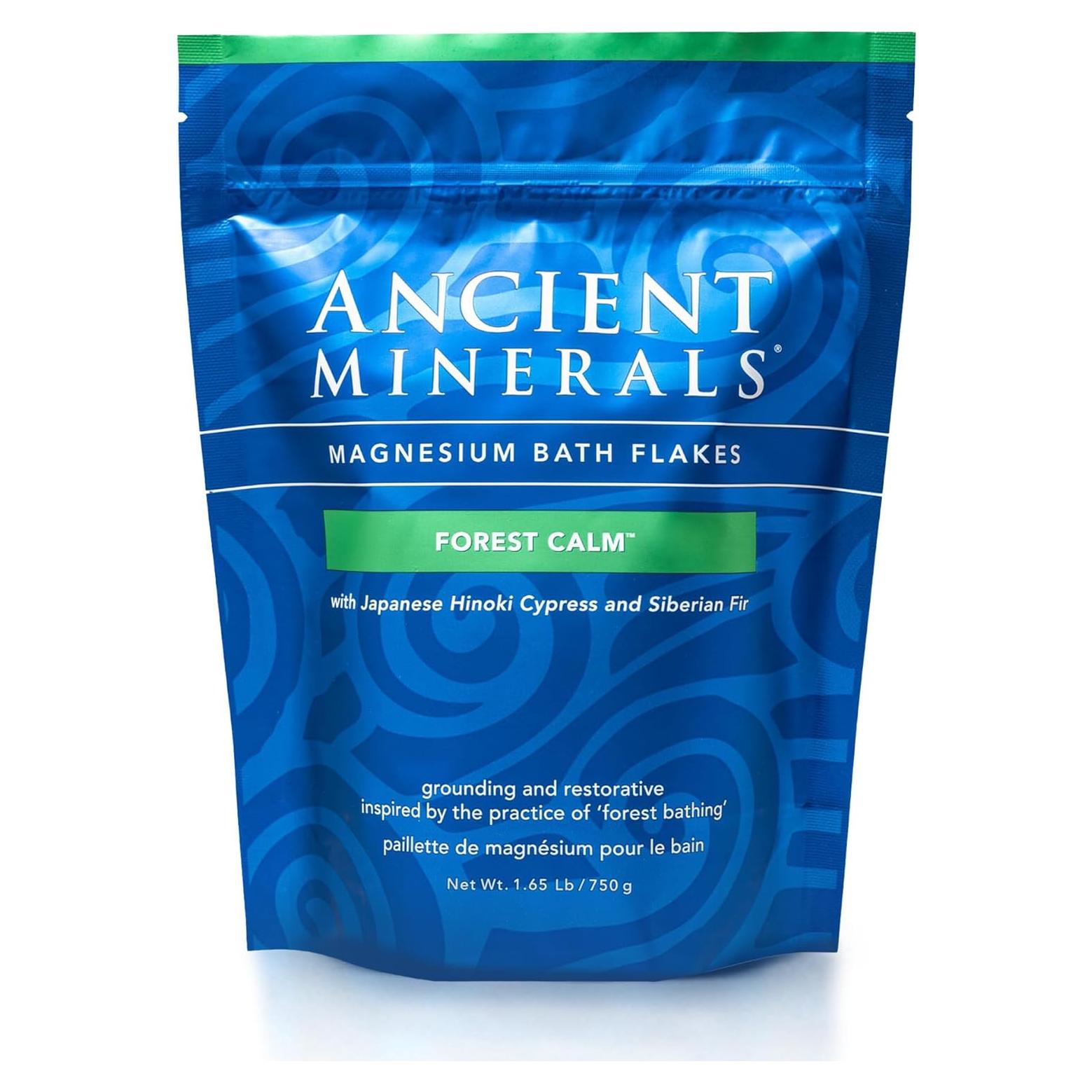 Copos de Baño de Magnesio Ancient Minerals Forest Calm 0.75 kg