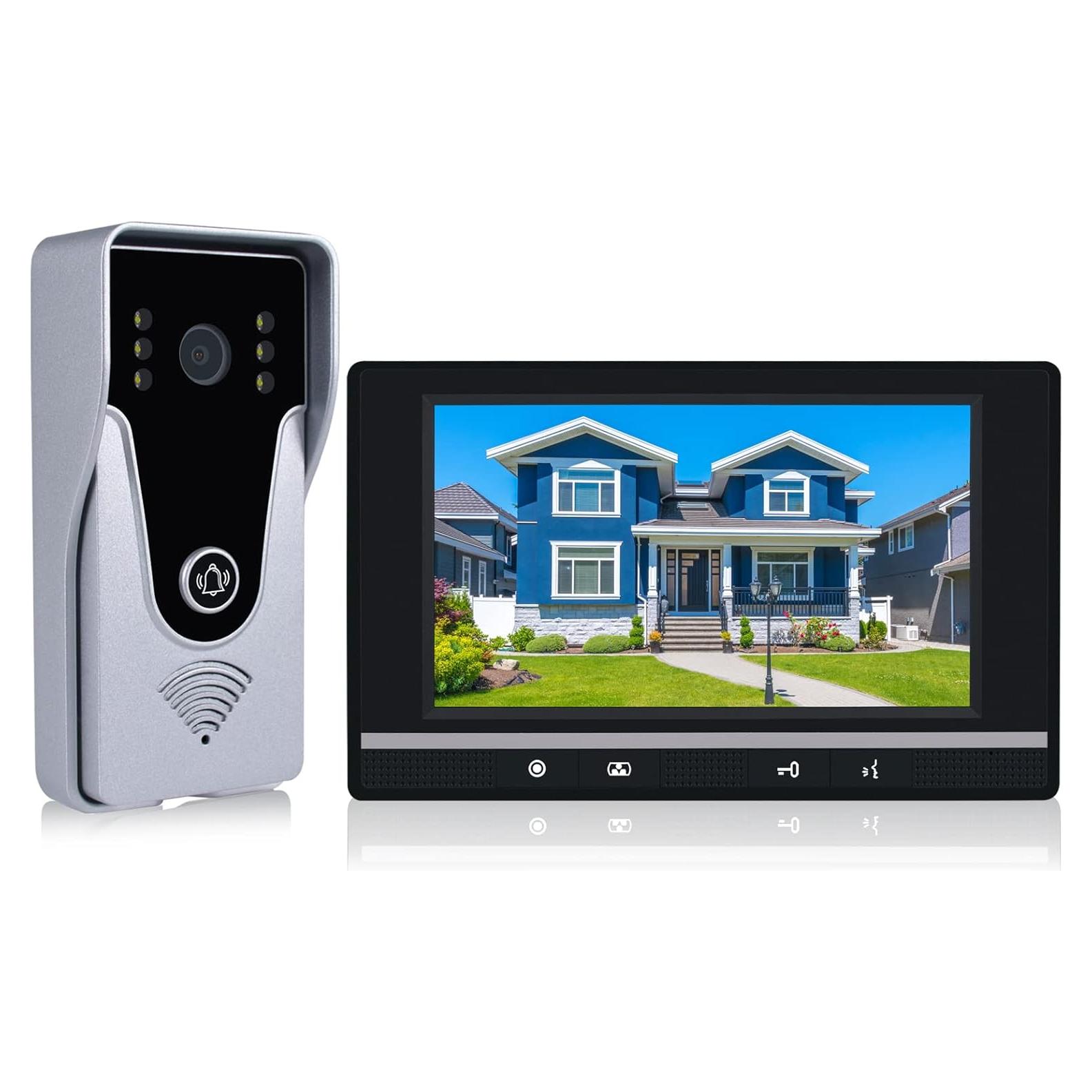 Intercomunicador de Video por Cable AMOCAM 7" Aluminio IP65