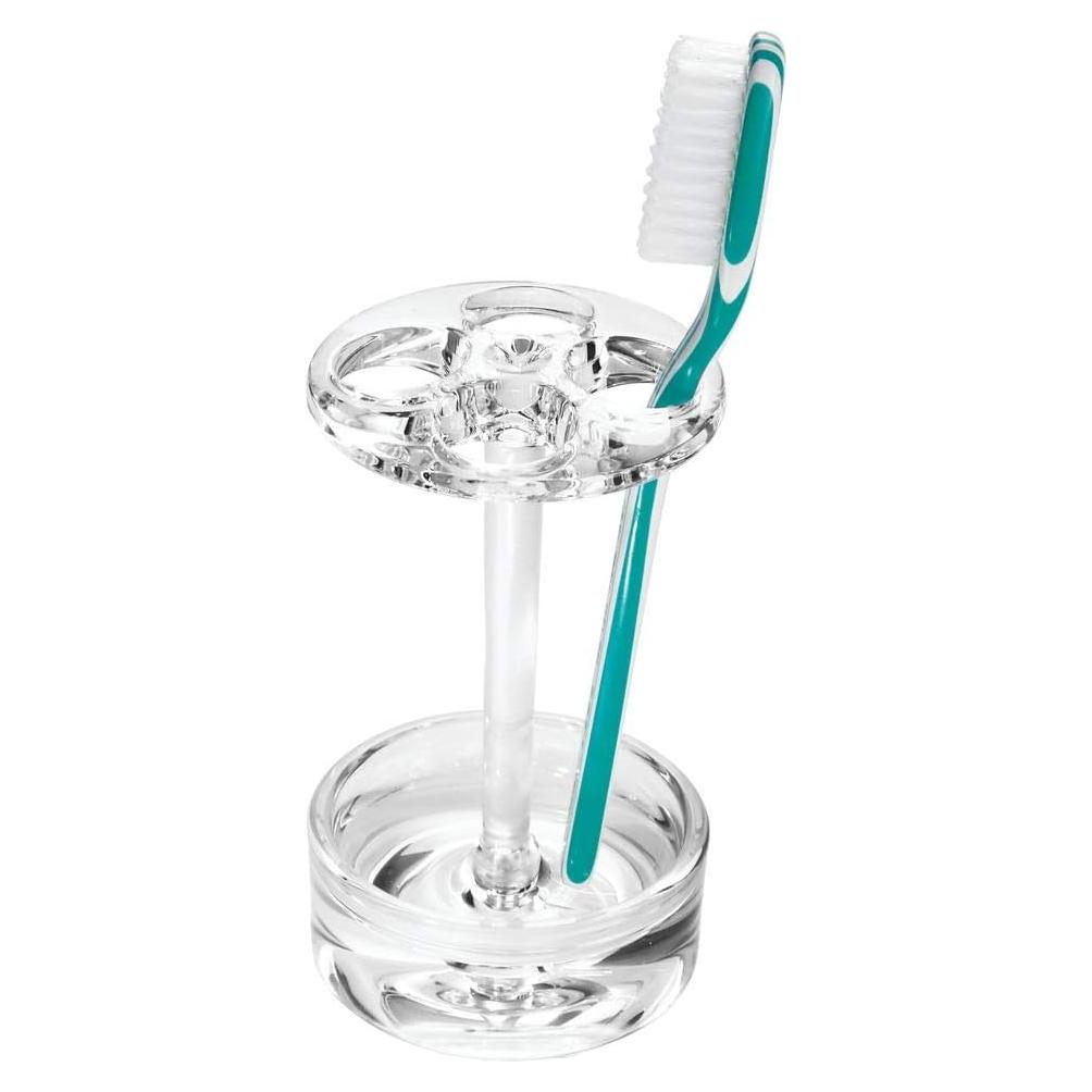 Soporte para Cepillos de Dientes InterDesign Eva Transparente