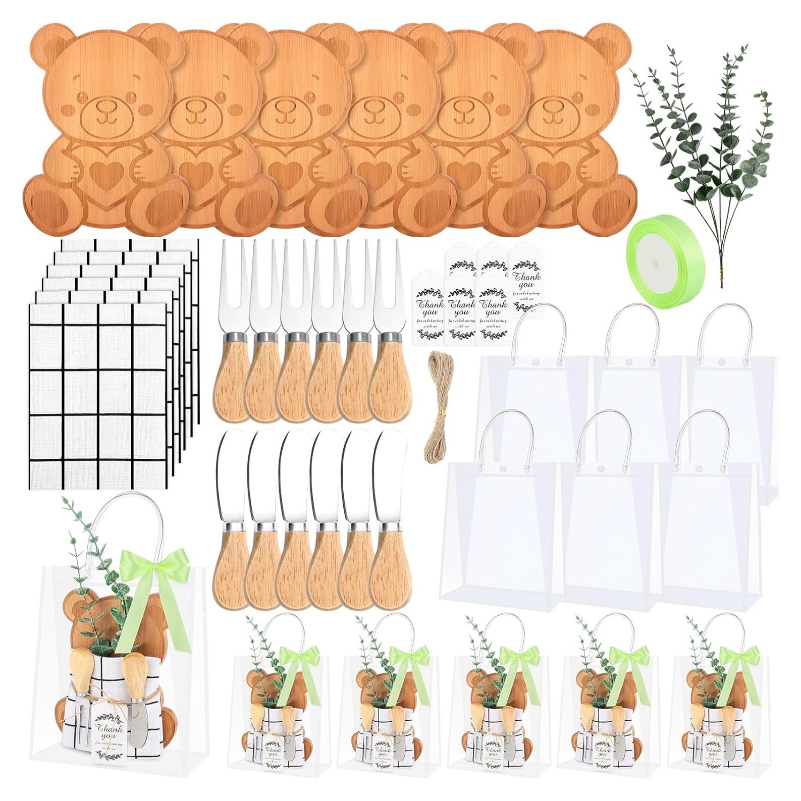 Set de Premios para Baby Shower AOWLOG - 44 Pcs con Tabla de Queso