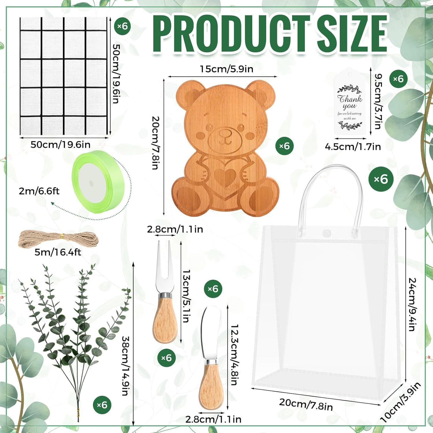 Set de Premios para Baby Shower AOWLOG - 44 Pcs con Tabla de Queso