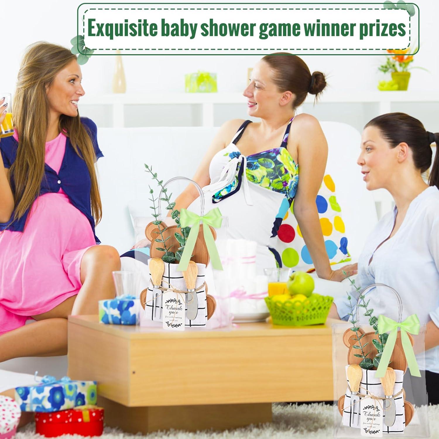 Set de Premios para Baby Shower AOWLOG - 44 Pcs con Tabla de Queso