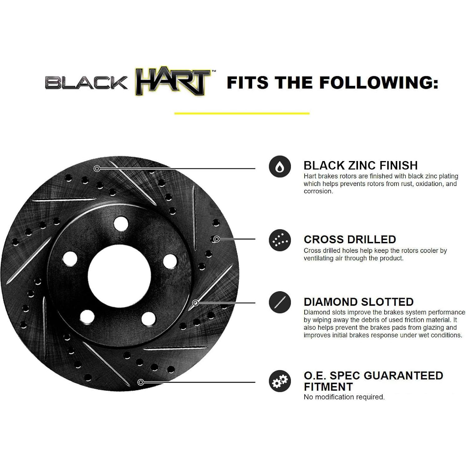 Kit de Frenos Delanteros Hart Brakes Cerámicos para Toyota y Scion