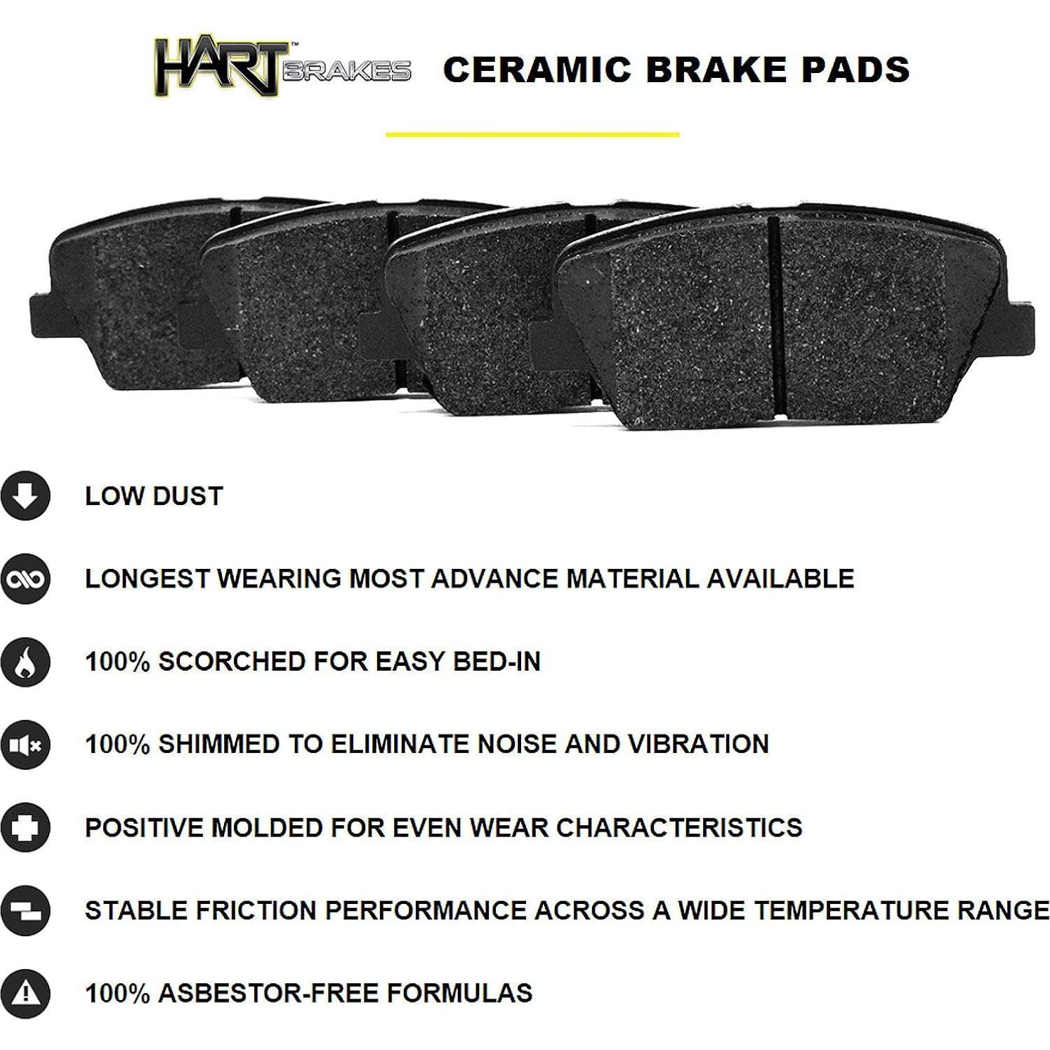 Kit de Frenos Delanteros Hart Brakes Cerámicos para Toyota y Scion